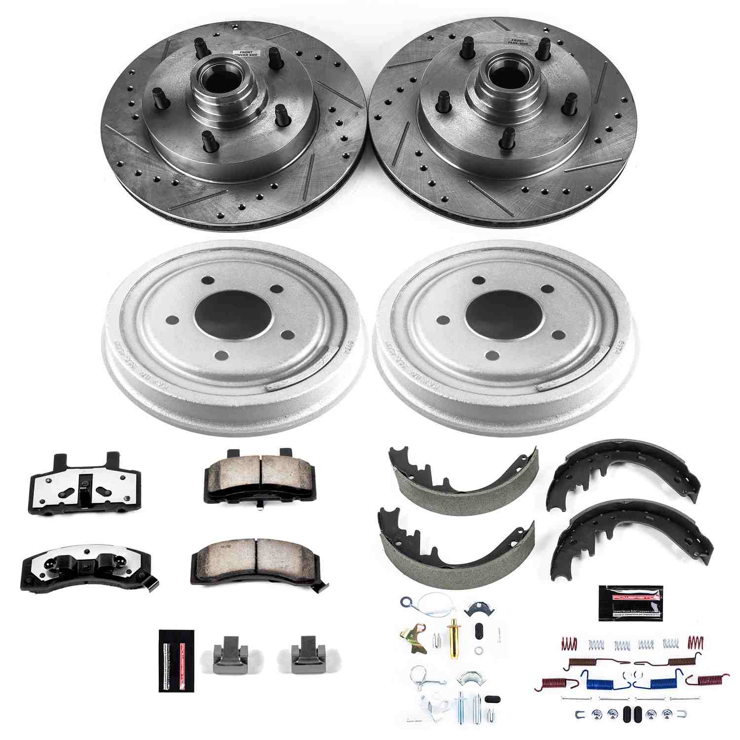 Power Stop 87-89 Ford F-150 Front & Rear Z36 Truck & Tow Brake Kit K15456DK-36