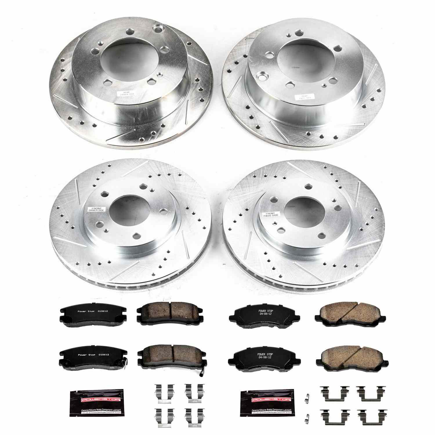 Power Stop 01-05 Chrysler Sebring Front & Rear Z23 Evolution Sport Brake Kit K1683