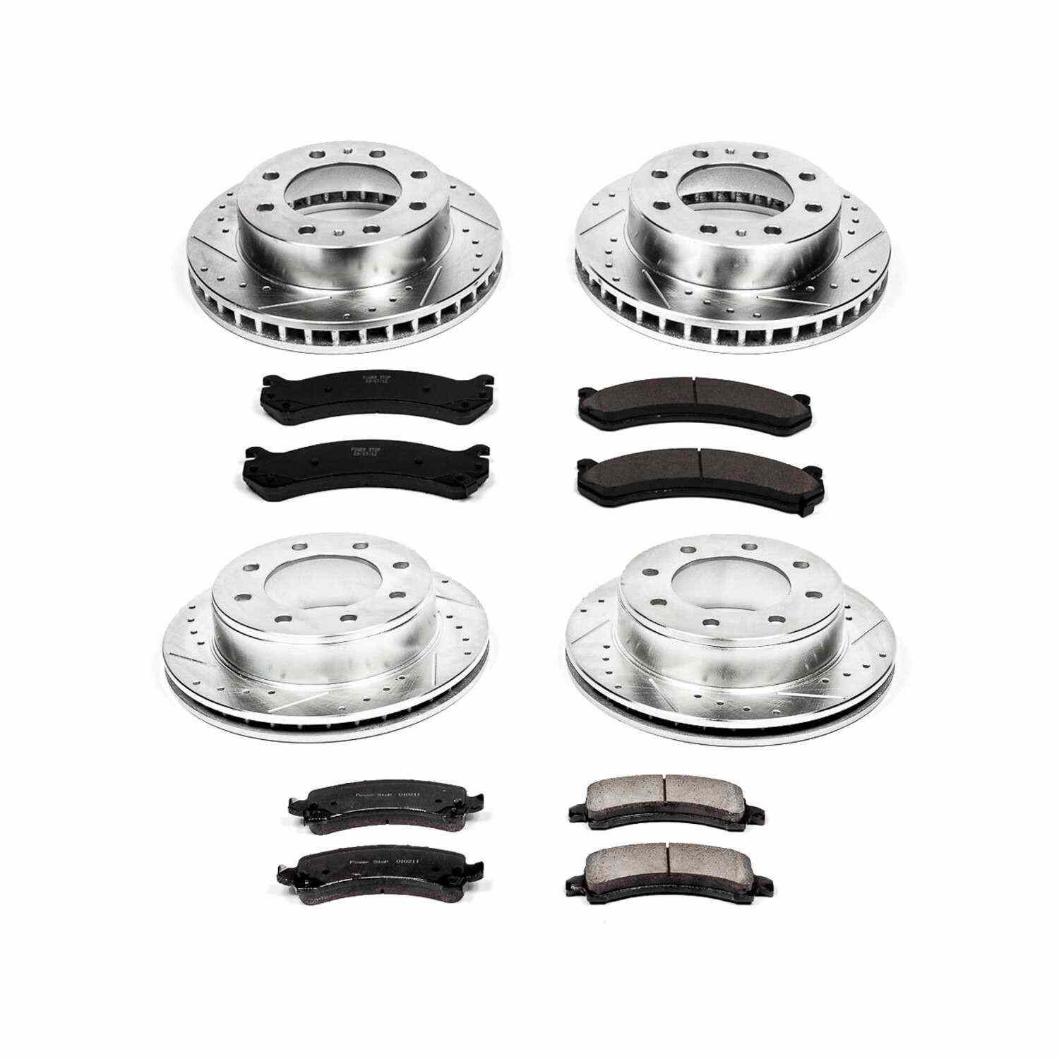 Power Stop 03-17 Chevrolet Express 2500 Front & Rear Z23 Evolution Sport Brake Kit K2025