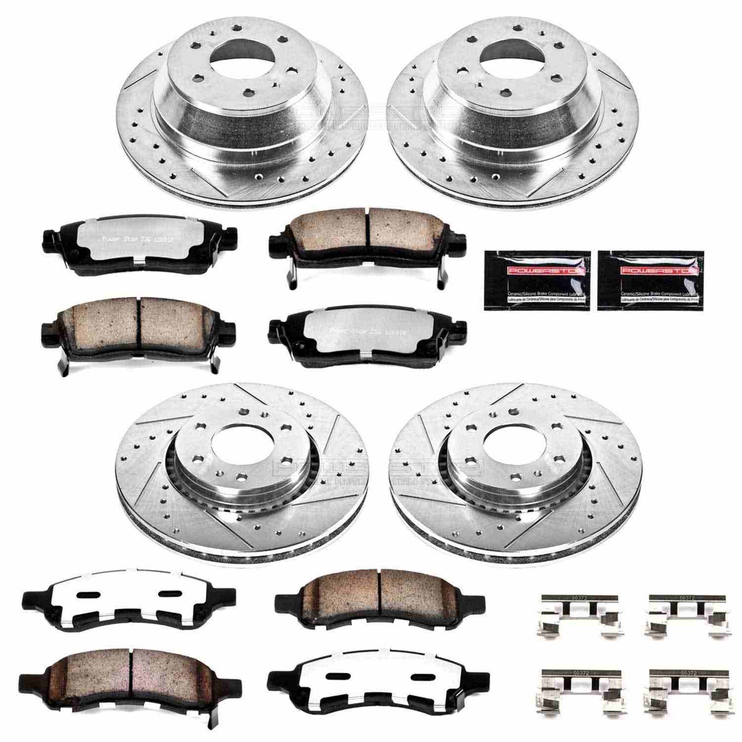 PowerStop Power Stop 06-07 Buick Rainier Front & Rear Z36 Truck & Tow Brake Kit K2060-36