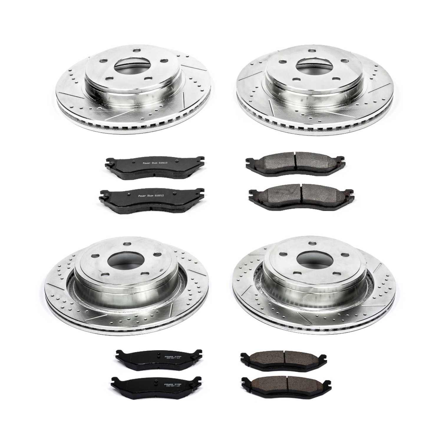 Power Stop 04-06 Dodge Durango Front & Rear Z23 Evolution Sport Brake Kit K2166