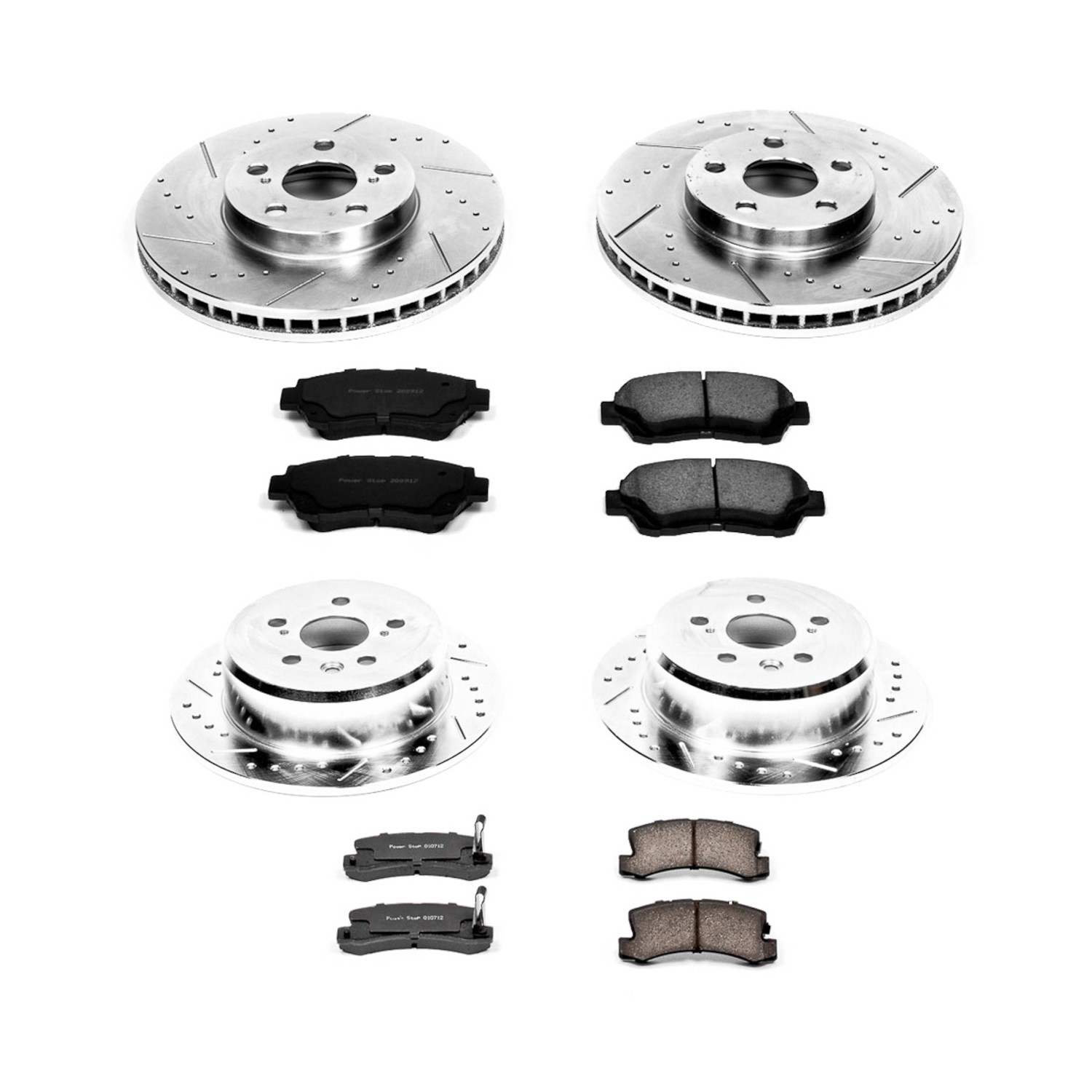 Power Stop 95-99 Toyota Celica Front & Rear Z23 Evolution Sport Brake Kit K2726