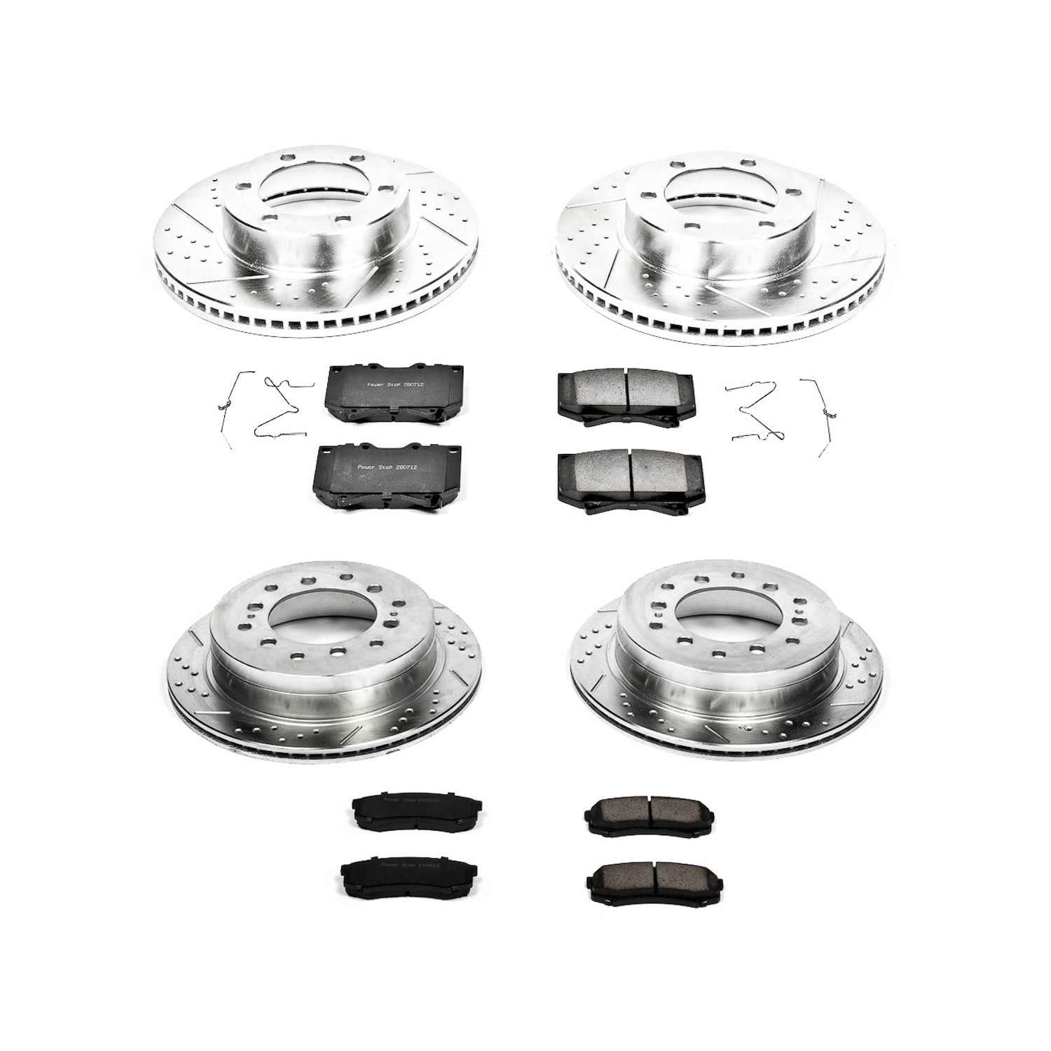 Power Stop 01-02 Toyota Sequoia Front & Rear Z23 Evolution Sport Brake Kit K2756