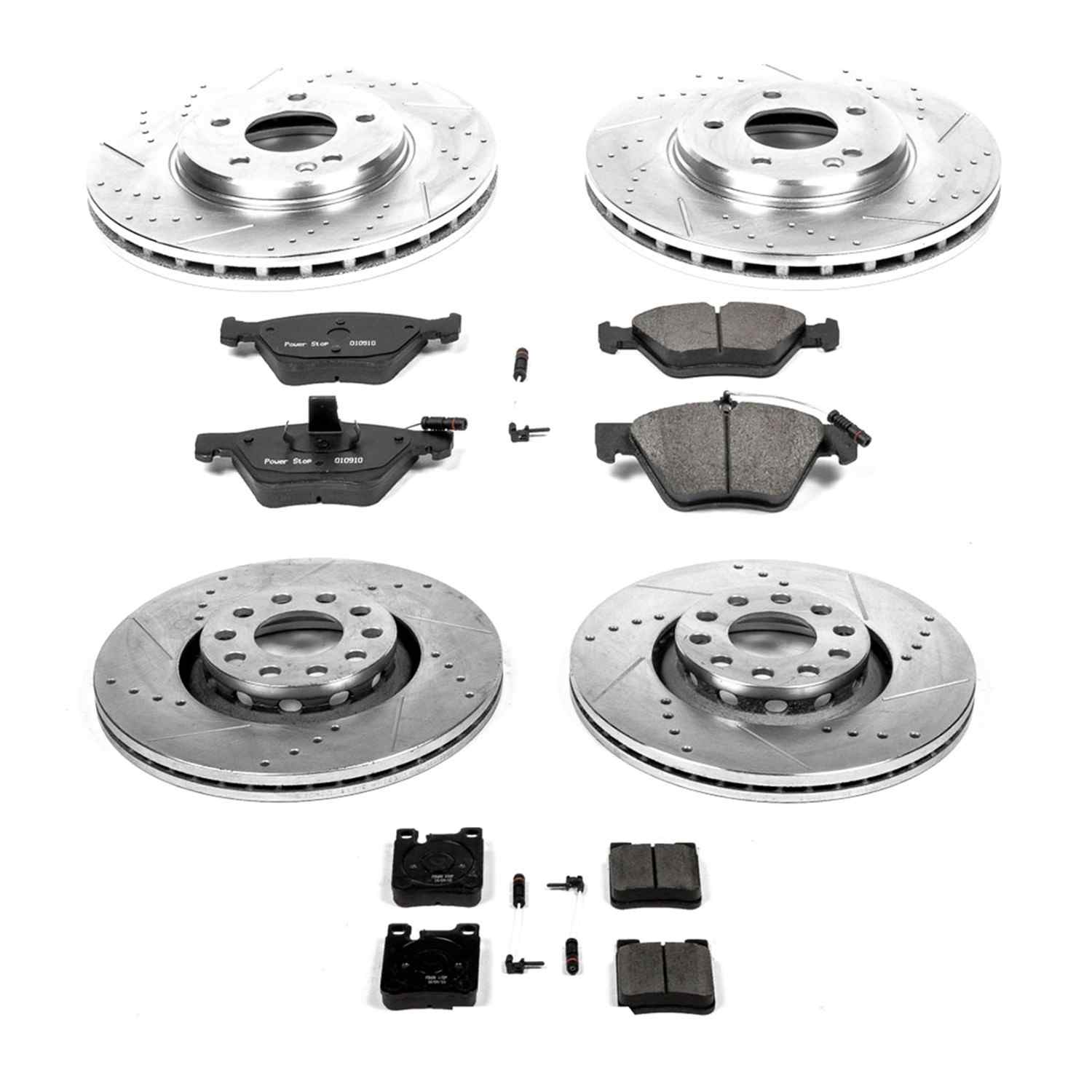 Power Stop 98-99 Mercedes-Benz CLK320 Front & Rear Z23 Evolution Sport Brake Kit K2785