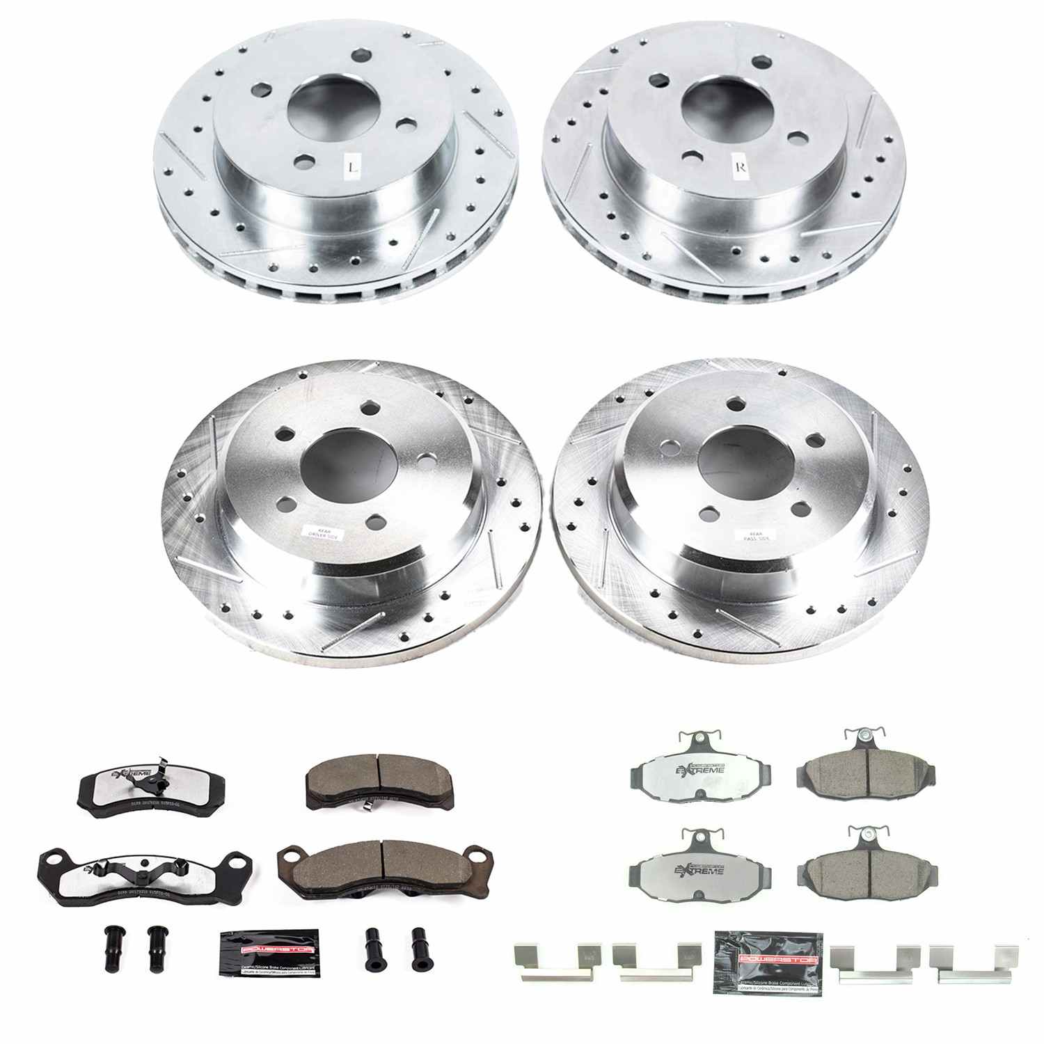 Power Stop 1993 Ford Mustang Front & Rear Z26 Street Warrior Brake Kit K2899-26