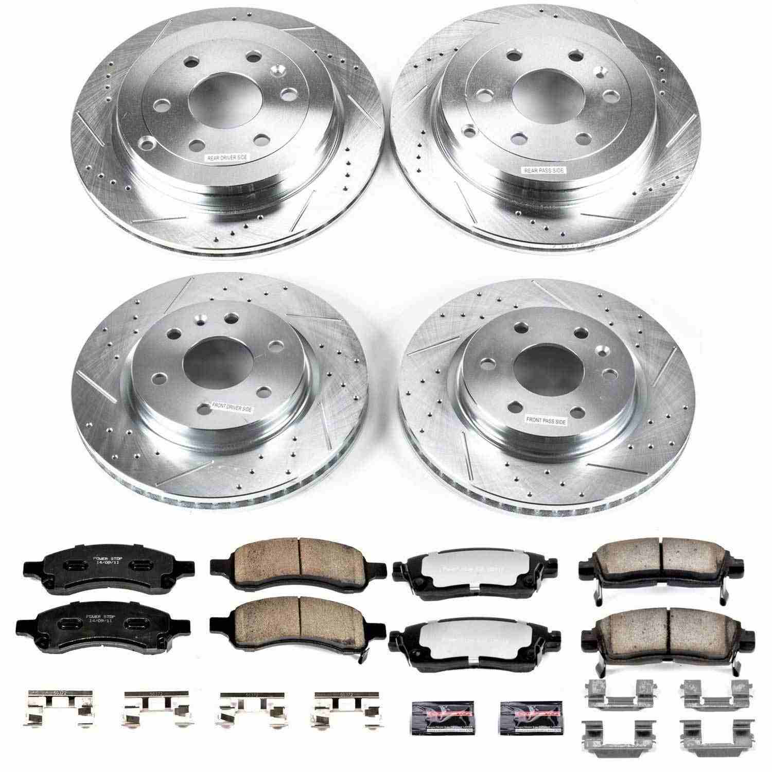 PowerStop Power Stop 08-17 Buick Enclave Front & Rear Z36 Truck & Tow Brake Kit K4466-36