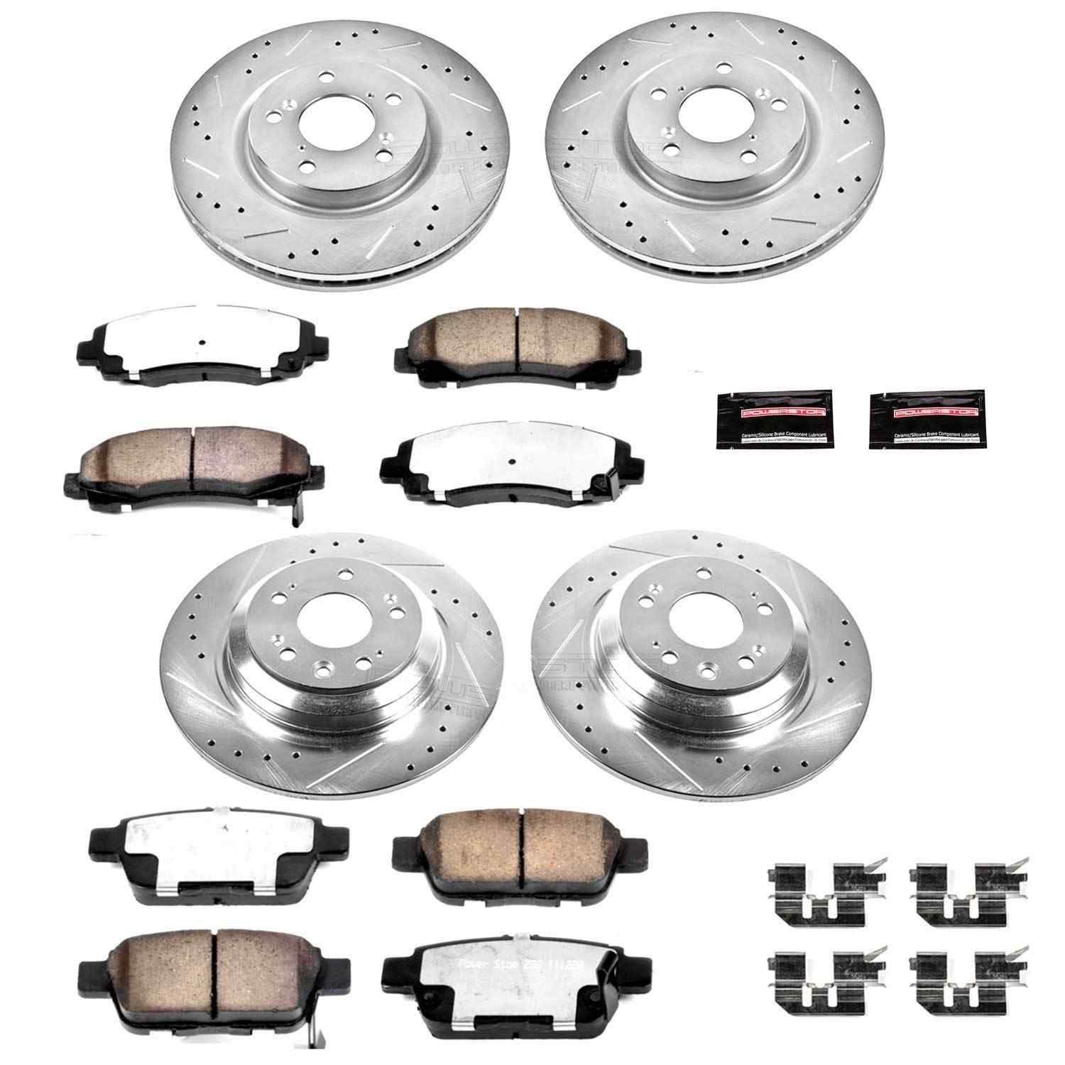 PowerStop Power Stop 09-14 Acura TL Front & Rear Z36 Truck & Tow Brake Kit K5856-36