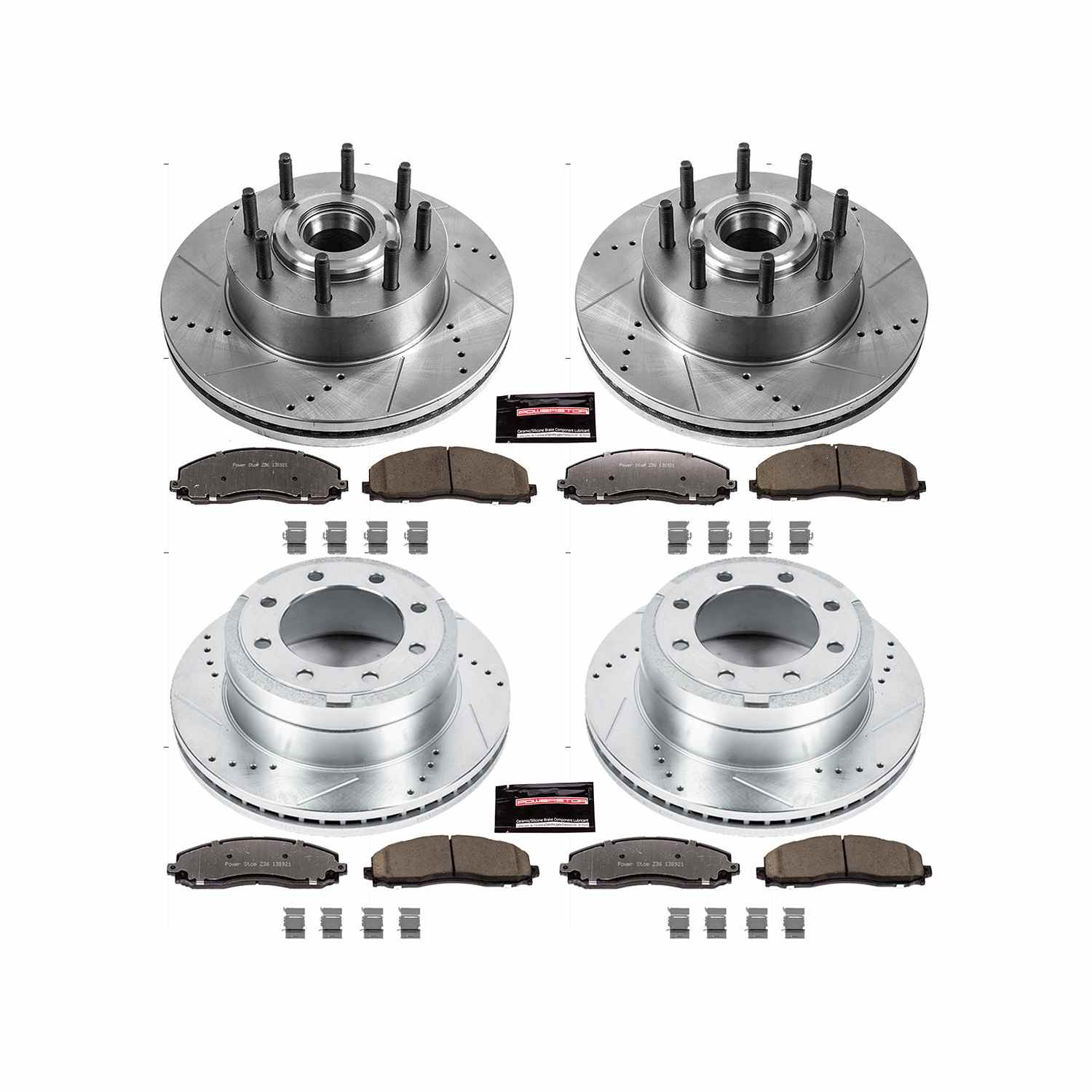 PowerStop Power Stop 12-19 Ford F-250 Super Duty Front & Rear Z36 Truck & Tow Brake Kit K6820-36