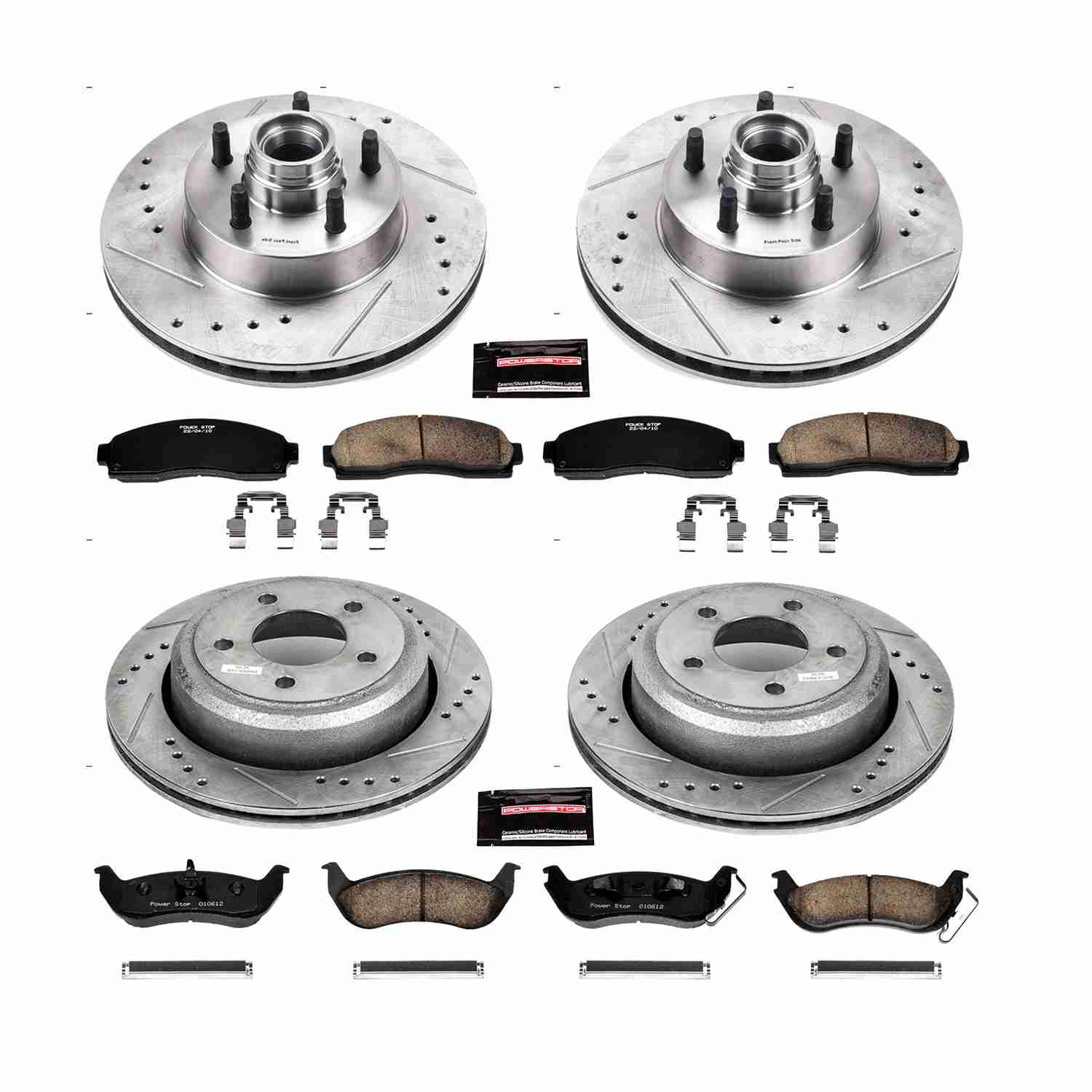 Power Stop 10-11 Ford Ranger Front & Rear Z23 Evolution Sport Brake Kit K7003