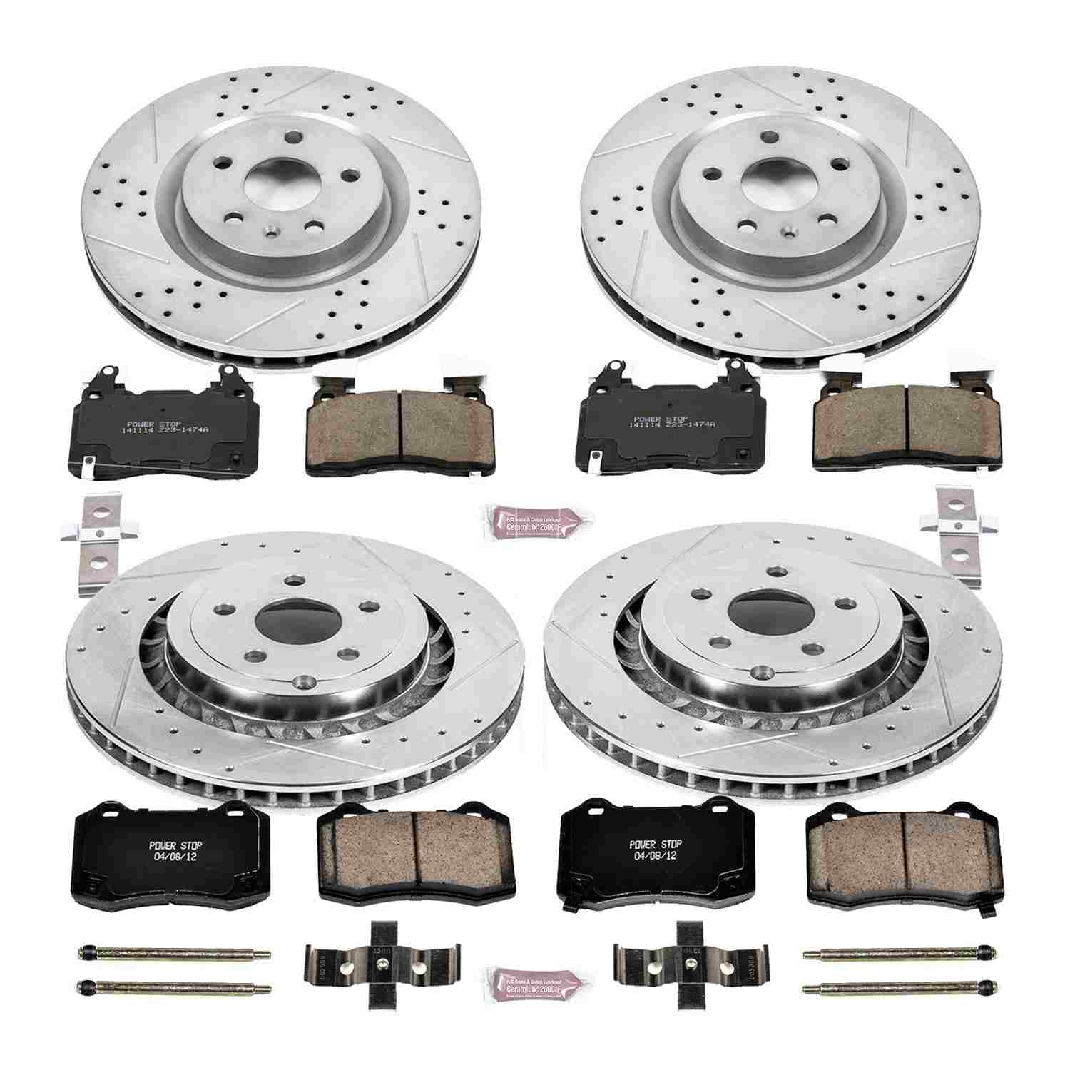 Power Stop 15-17 Chevrolet SS Front & Rear Z23 Evolution Sport Brake Kit K7006