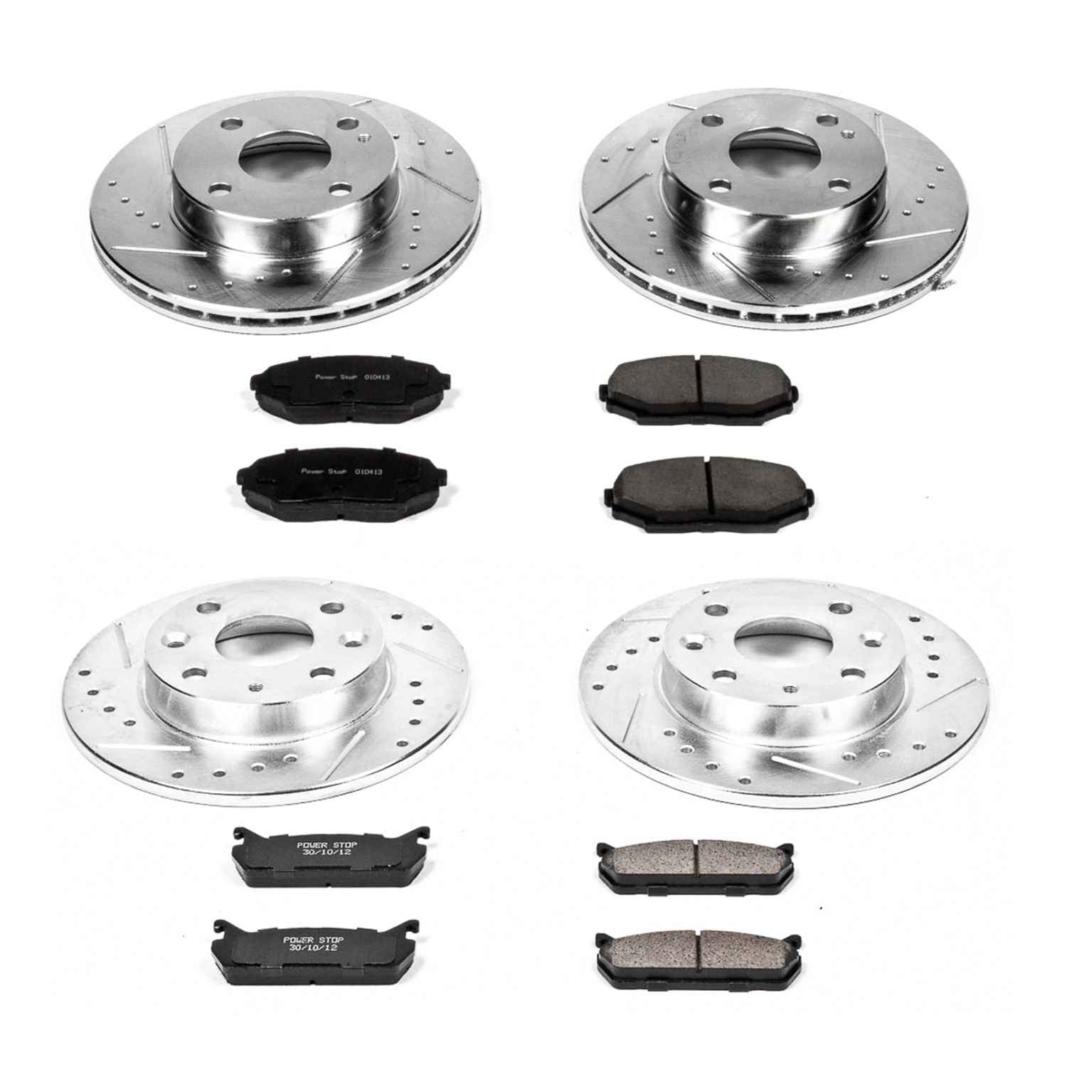 Power Stop 90-93 Mazda Miata Front & Rear Z23 Evolution Sport Brake Kit K718