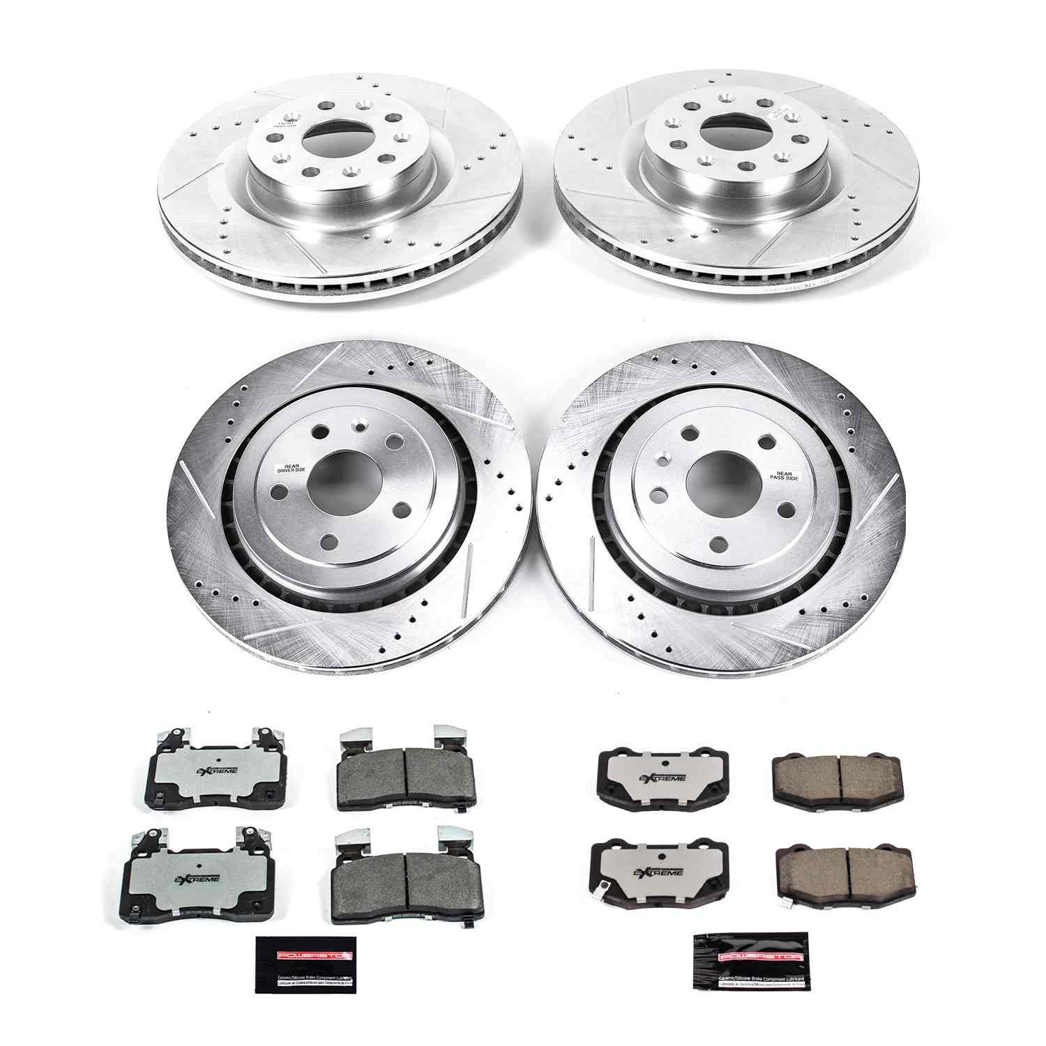 PowerStop Power Stop 16-19 Chevrolet Camaro Front & Rear Z26 Street Warrior Brake Kit K7226-26