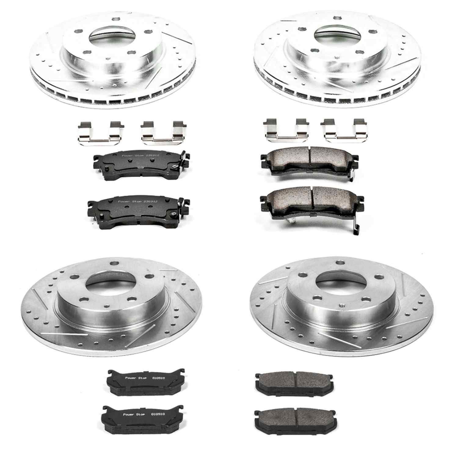 Power Stop 93-97 Ford Probe Front & Rear Z23 Evolution Sport Brake Kit K783