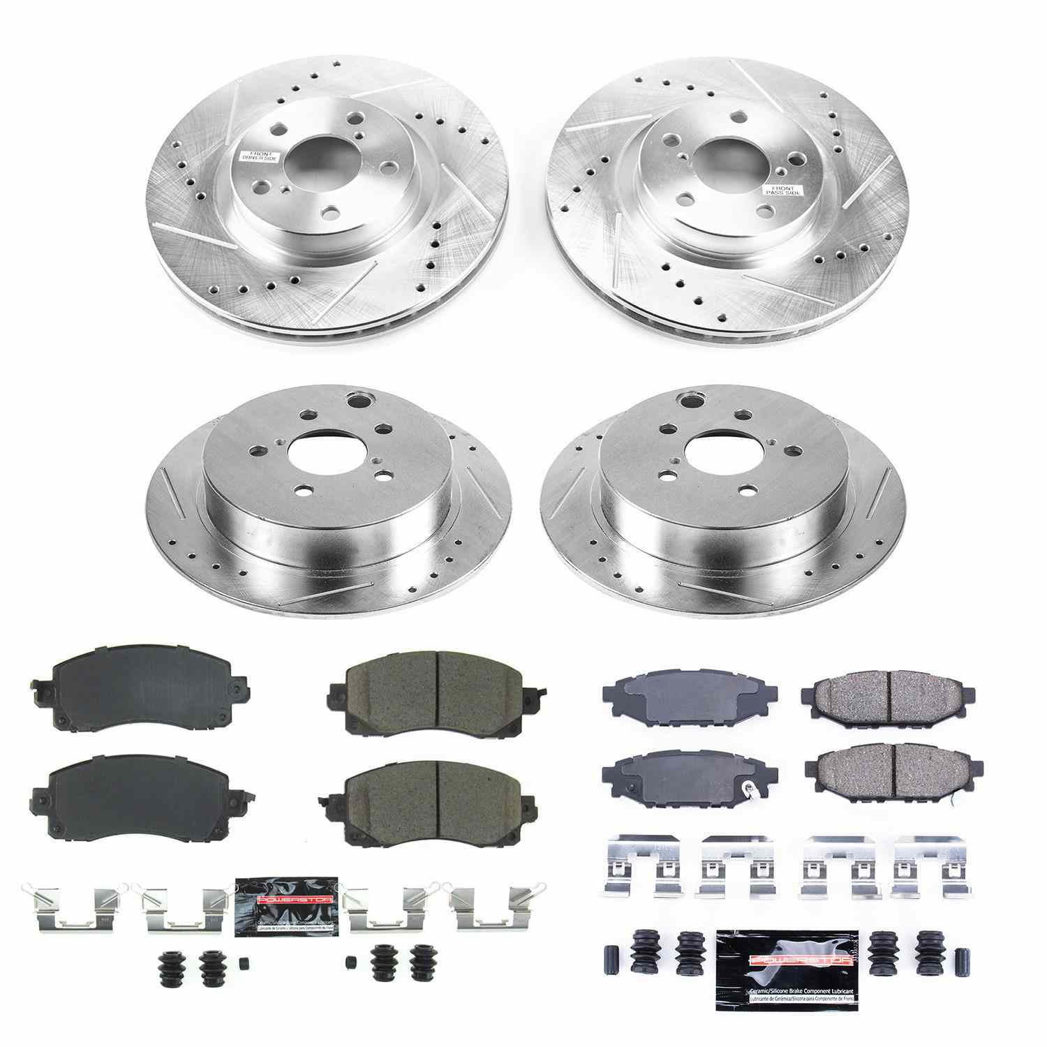 Power Stop 17-19 Subaru Impreza Front & Rear Z23 Evolution Sport Brake Kit K7926