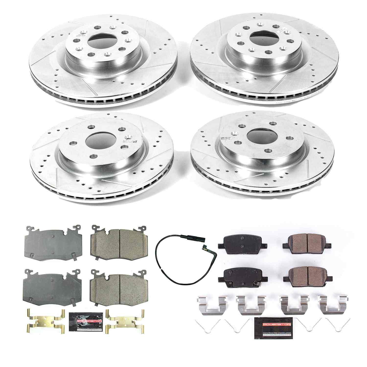 Power Stop 2019 Cadillac CT6 Front & Rear Z23 Evolution Sport Brake Kit K8341