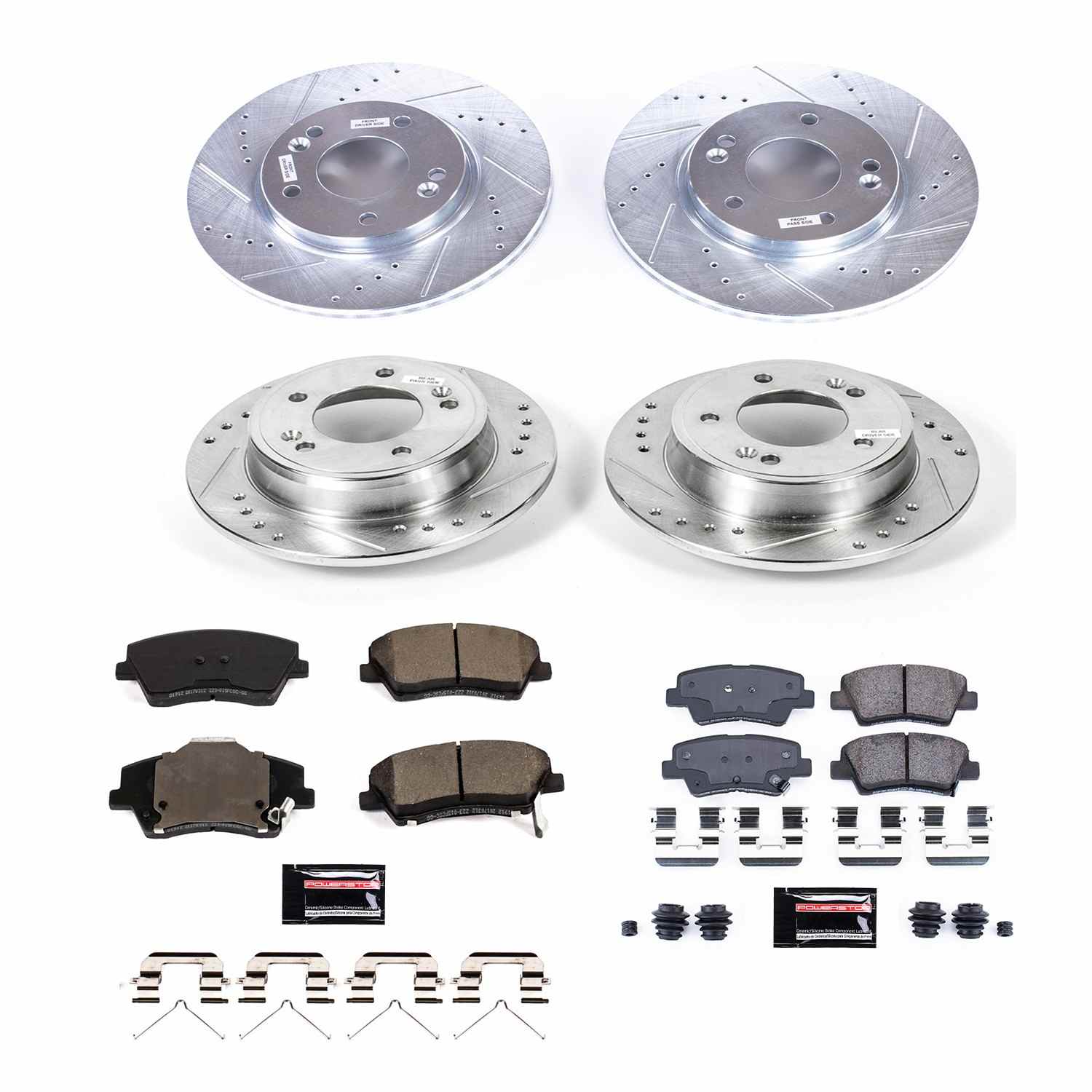 Power Stop 18-20 Hyundai Elantra GT Front & Rear Z23 Evolution Sport Brake Kit K8508