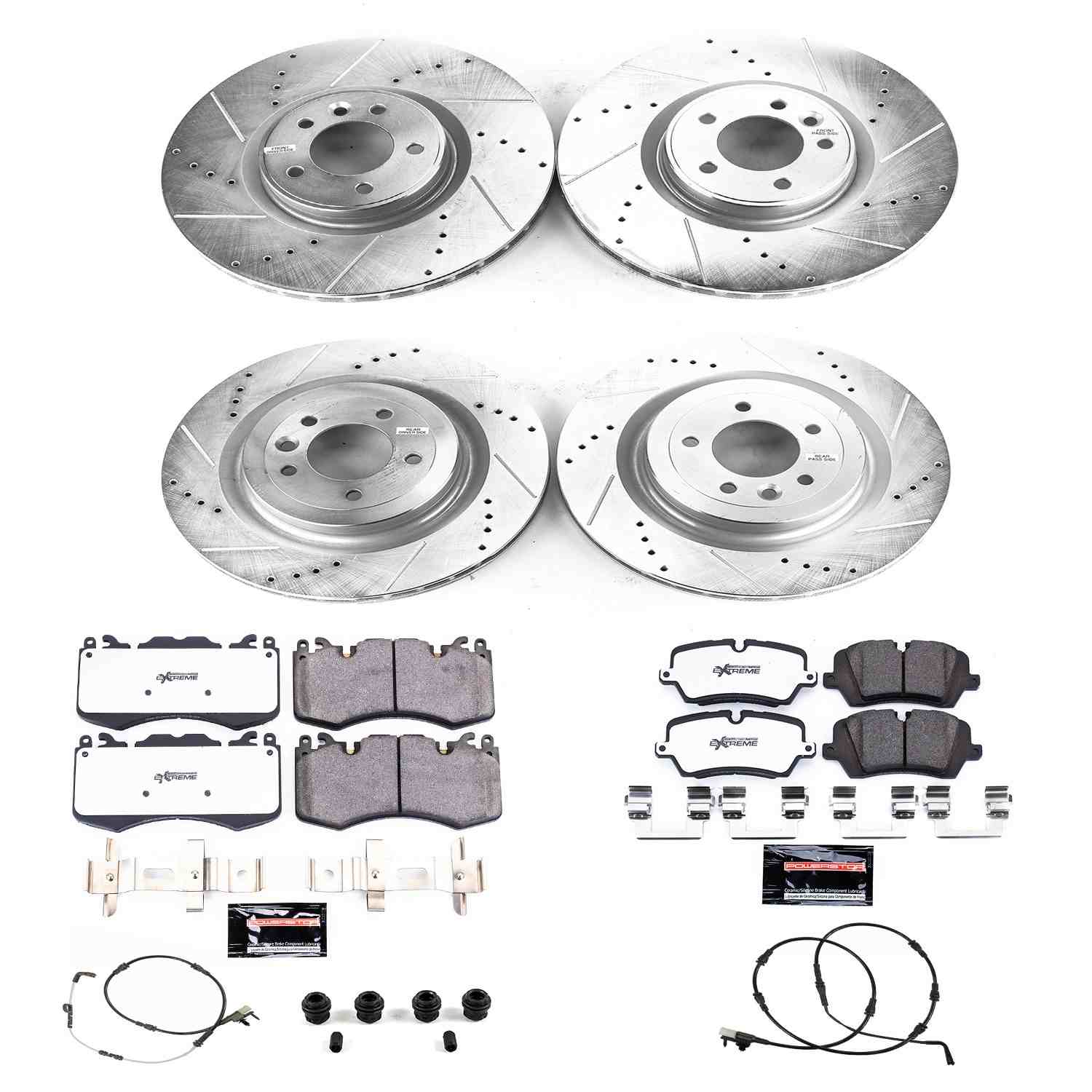 Power Stop 18-19 Land Rover Range Rover Front & Rear Z36 Truck & Tow Brake Kit K8511-36