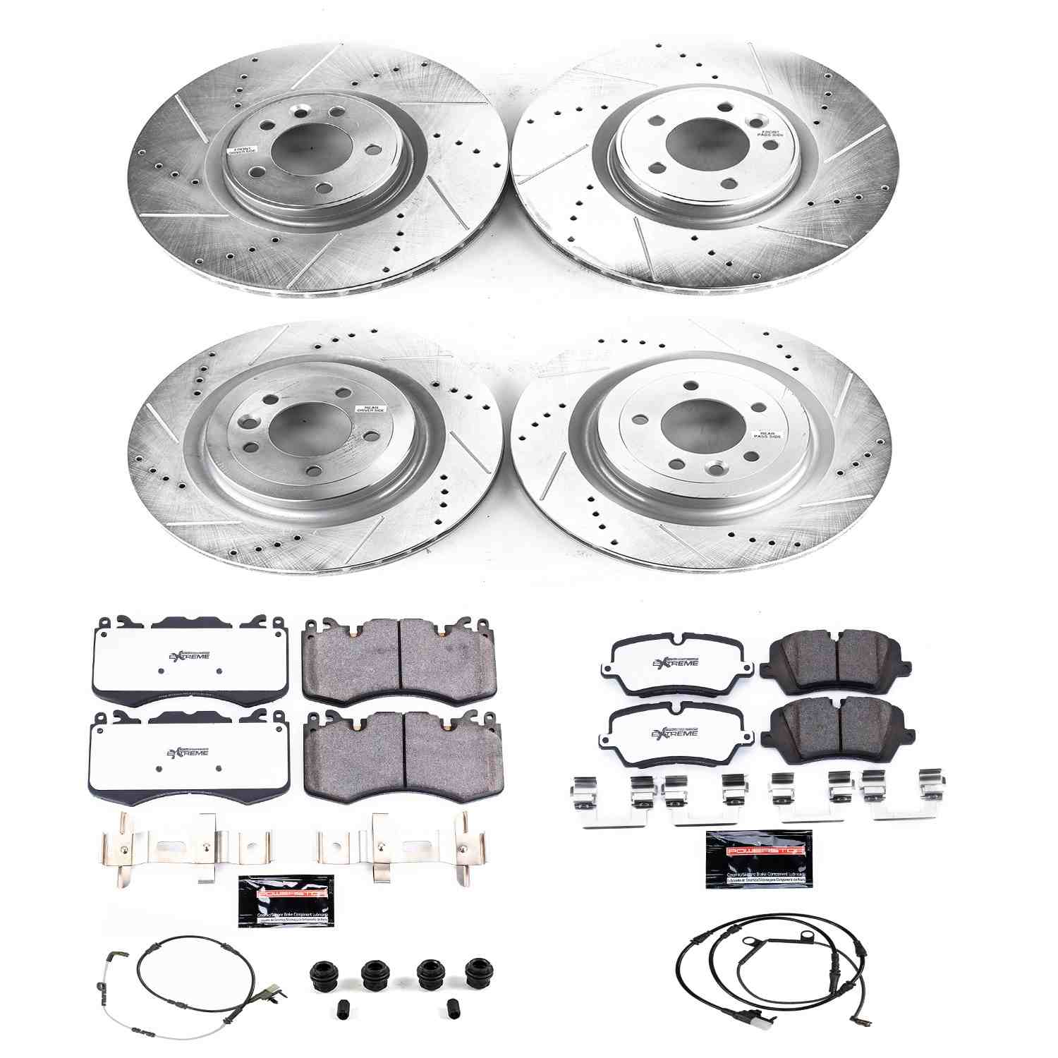 Power Stop 18-19 Land Rover Range Rover Sport Front & Rear Z36 Truck & Tow Brake Kit K8514-36