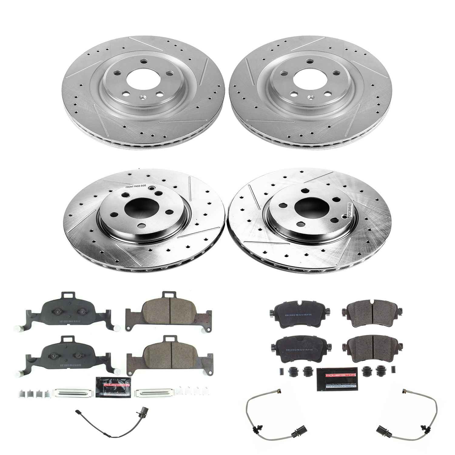 Power Stop 2020 Audi Q5 Front & Rear Z23 Evolution Sport Brake Kit K8552