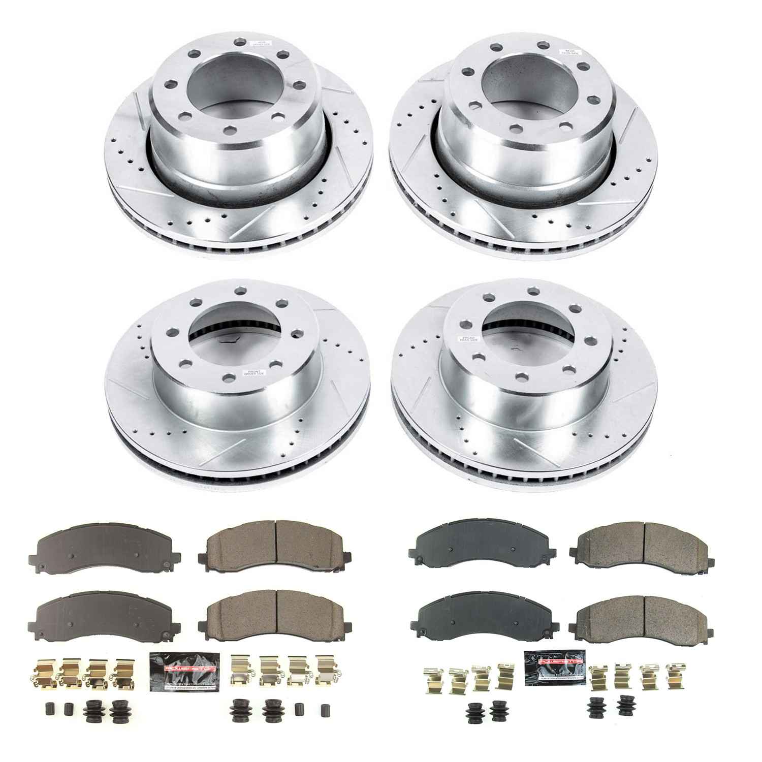 Power Stop 2020 Ram 2500 Front & Rear Z23 Evolution Sport Brake Kit K8640