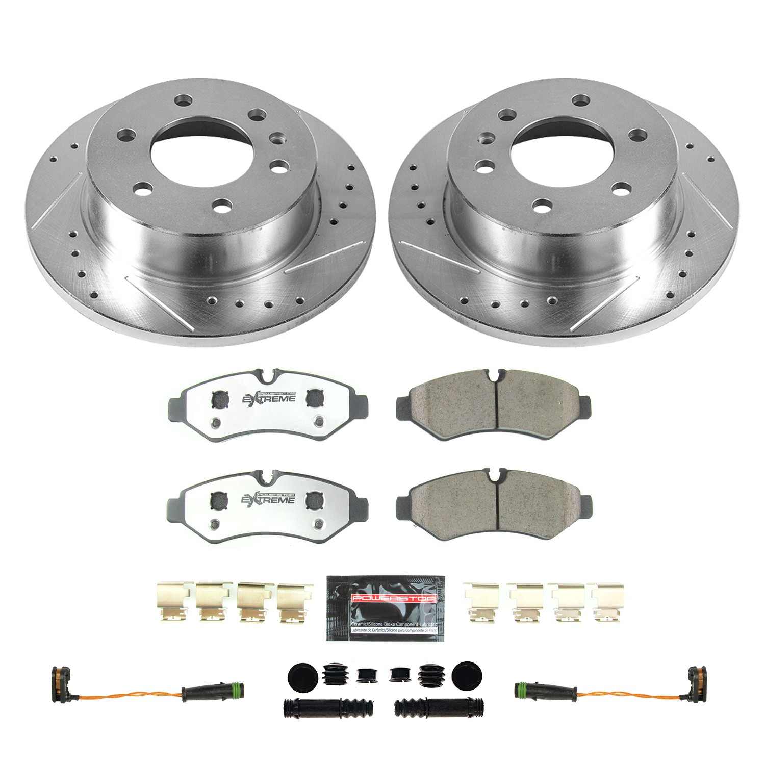 Power Stop 2020 Mercedes-Benz Sprinter 3500 Rear Z36 Truck & Tow Brake Kit K8649-36