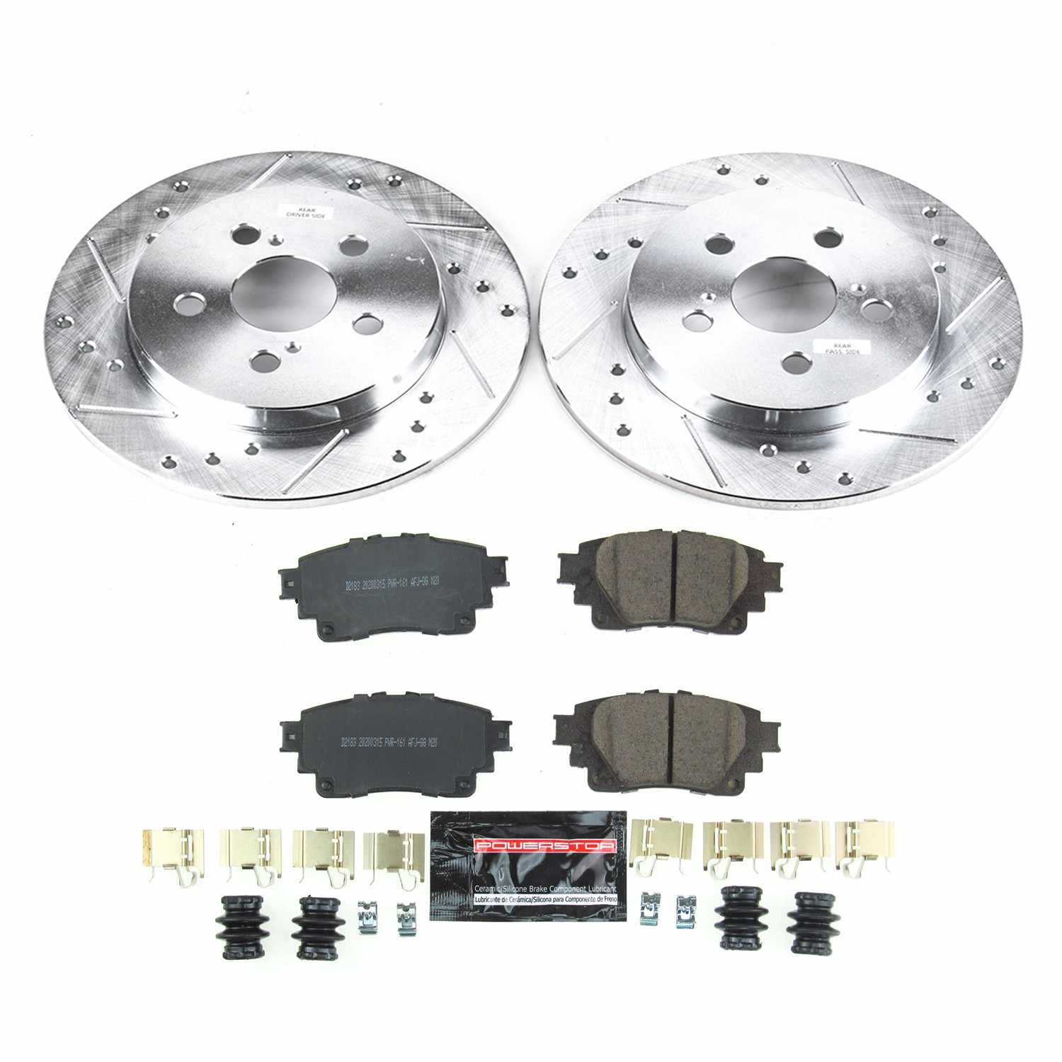 Power Stop 20-21 Toyota Corolla Rear Z23 Evolution Sport Brake Kit K8662