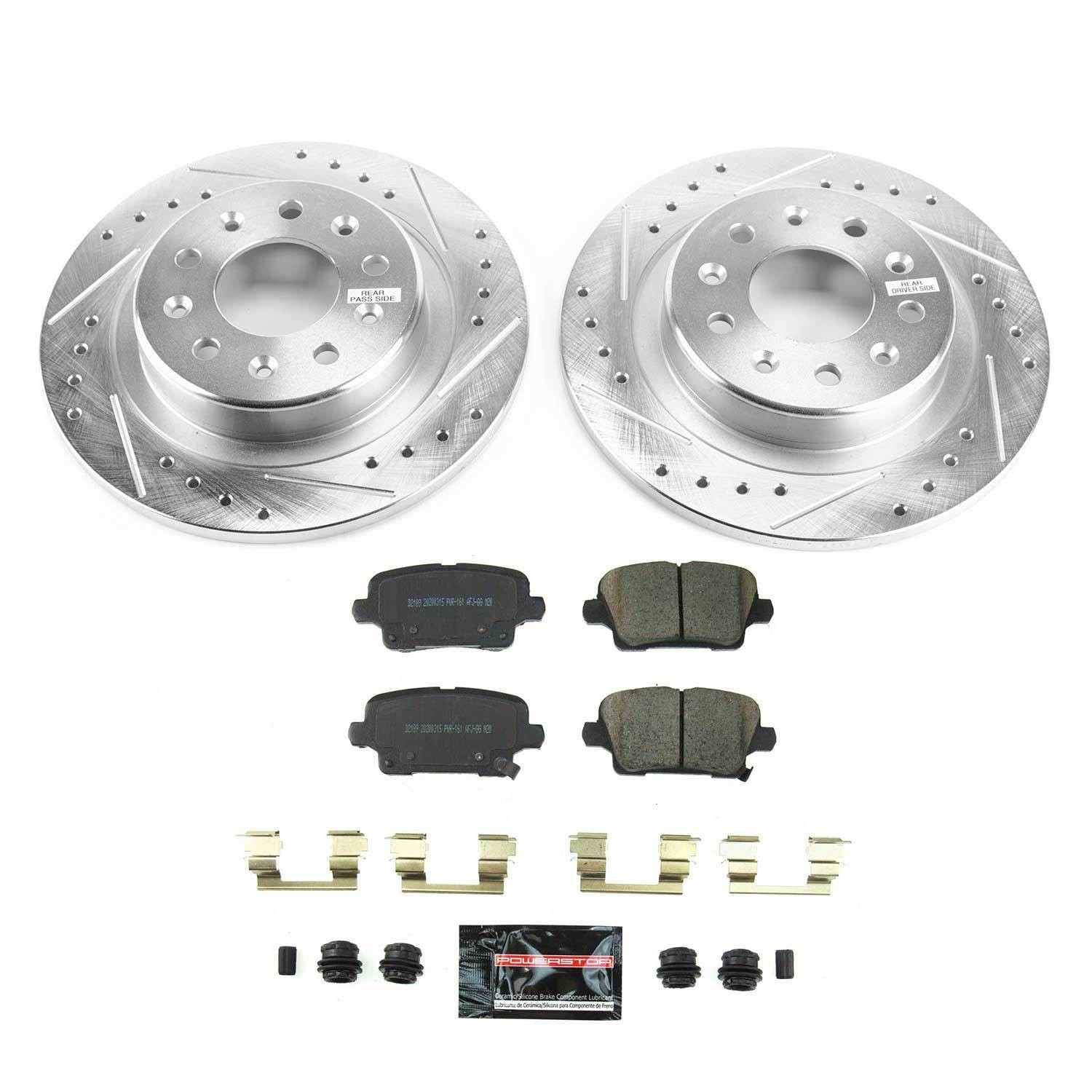 Power Stop 19-20 Buick Regal Sportback Rear Z23 Evolution Sport Brake Kit K8677