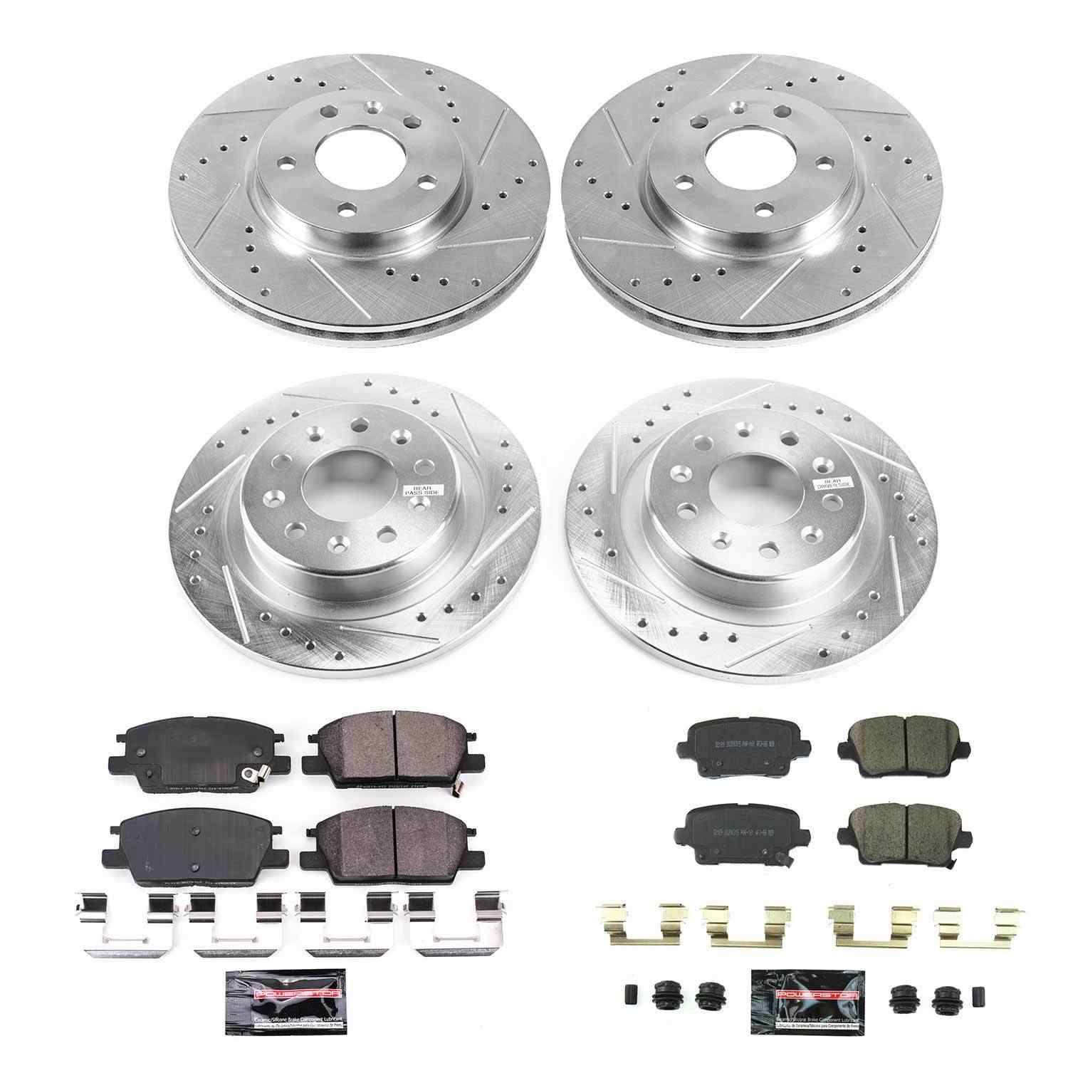 Power Stop 19-20 Buick Regal Sportback Front & Rear Z23 Evolution Sport Brake Kit K8689