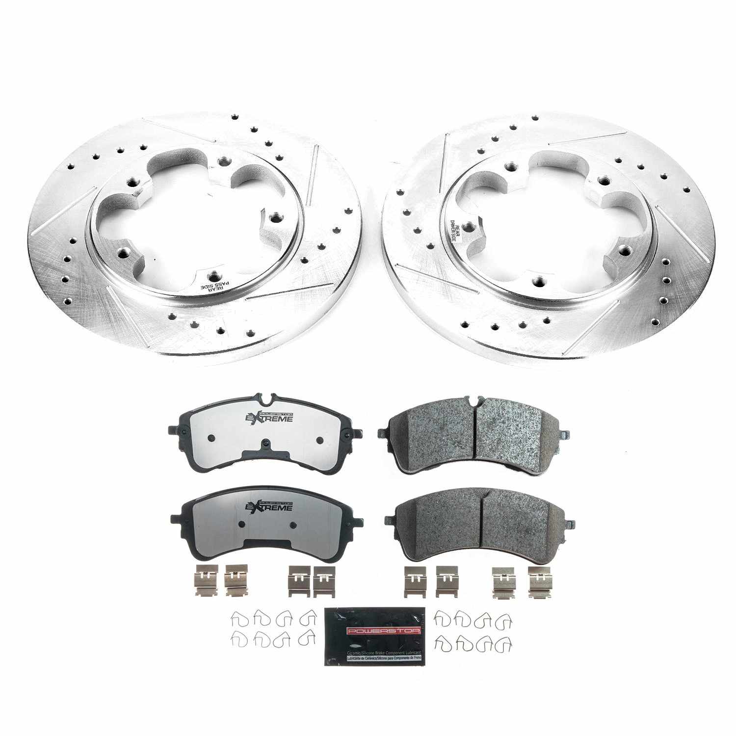 PowerStop Power Stop 2020 Ford Transit-150 Rear Z36 Truck & Tow Brake Kit K8714-36