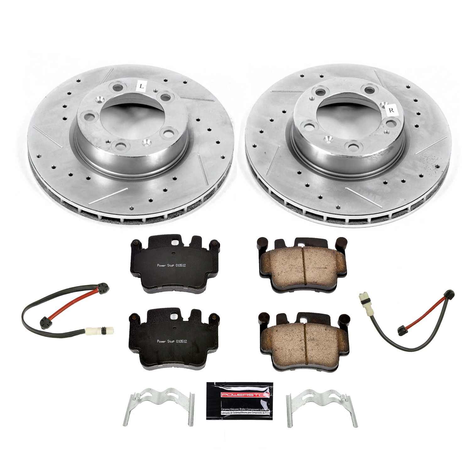 PowerStop Power Stop 00-04 Porsche Boxster Front Z23 Evolution Brake Kit K8830