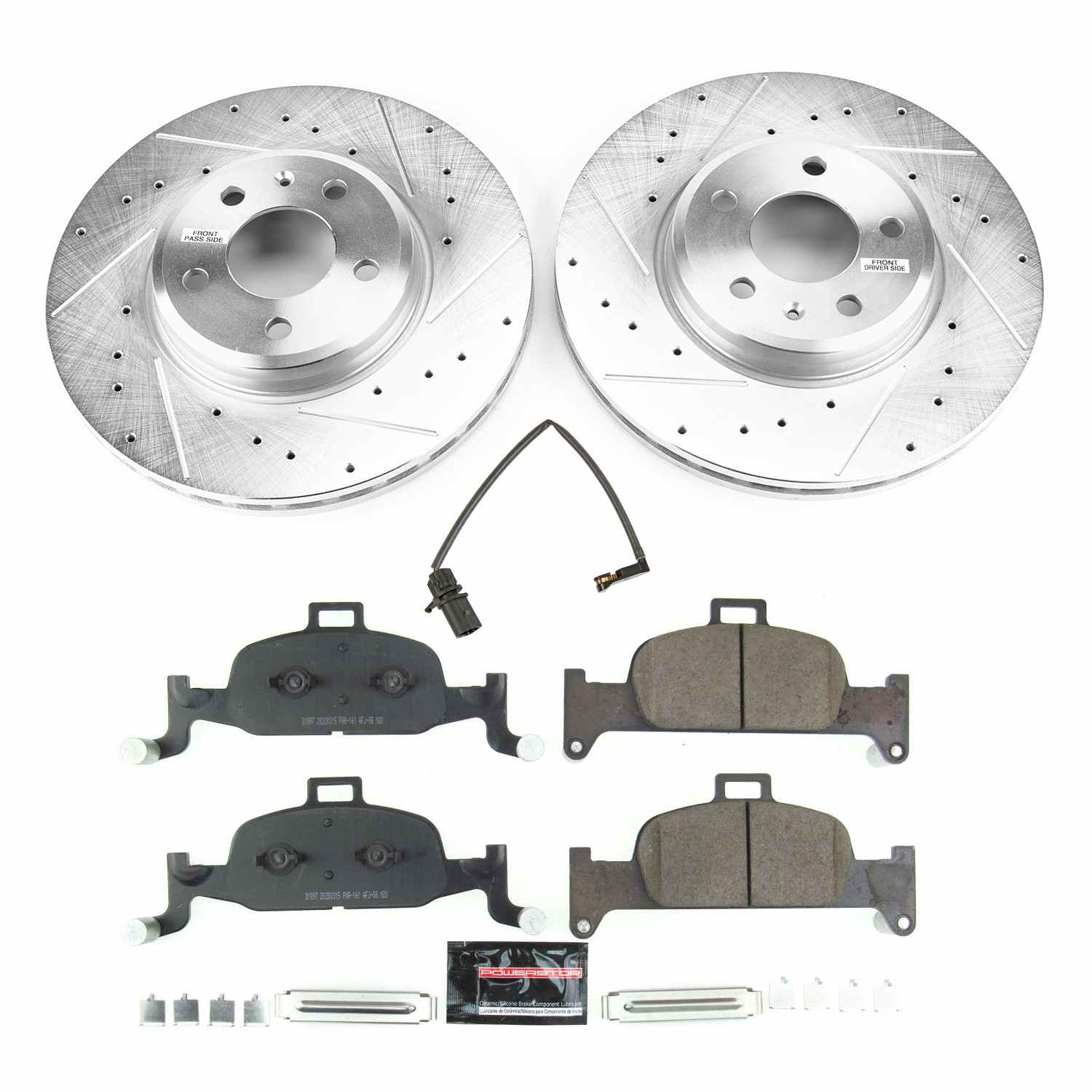 PowerStop Power Stop 2021 Audi A4 Quattro Front Z23 Evolution Brake Kit K8831