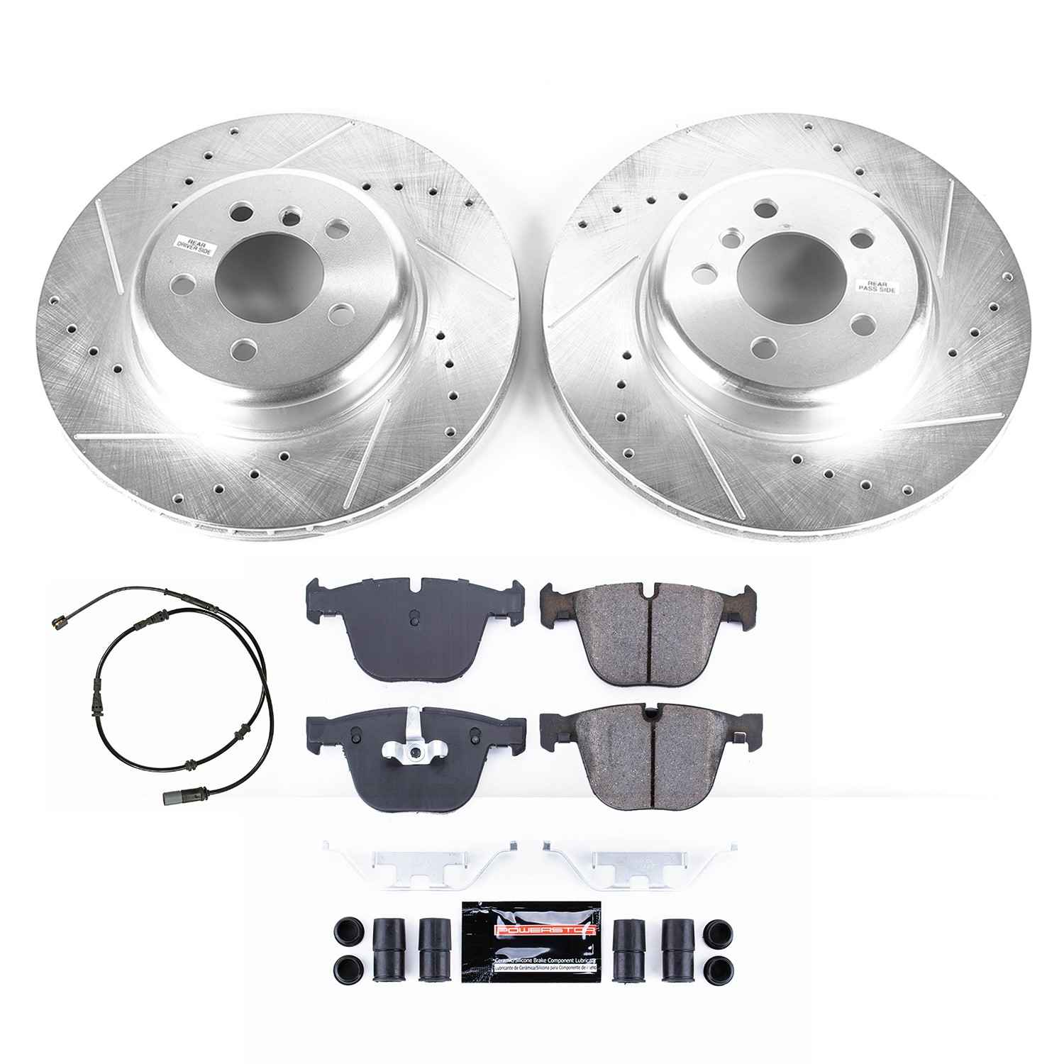 PowerStop Power Stop 11-15 BMW 740i Rear Z23 Evolution Brake Kit K8848