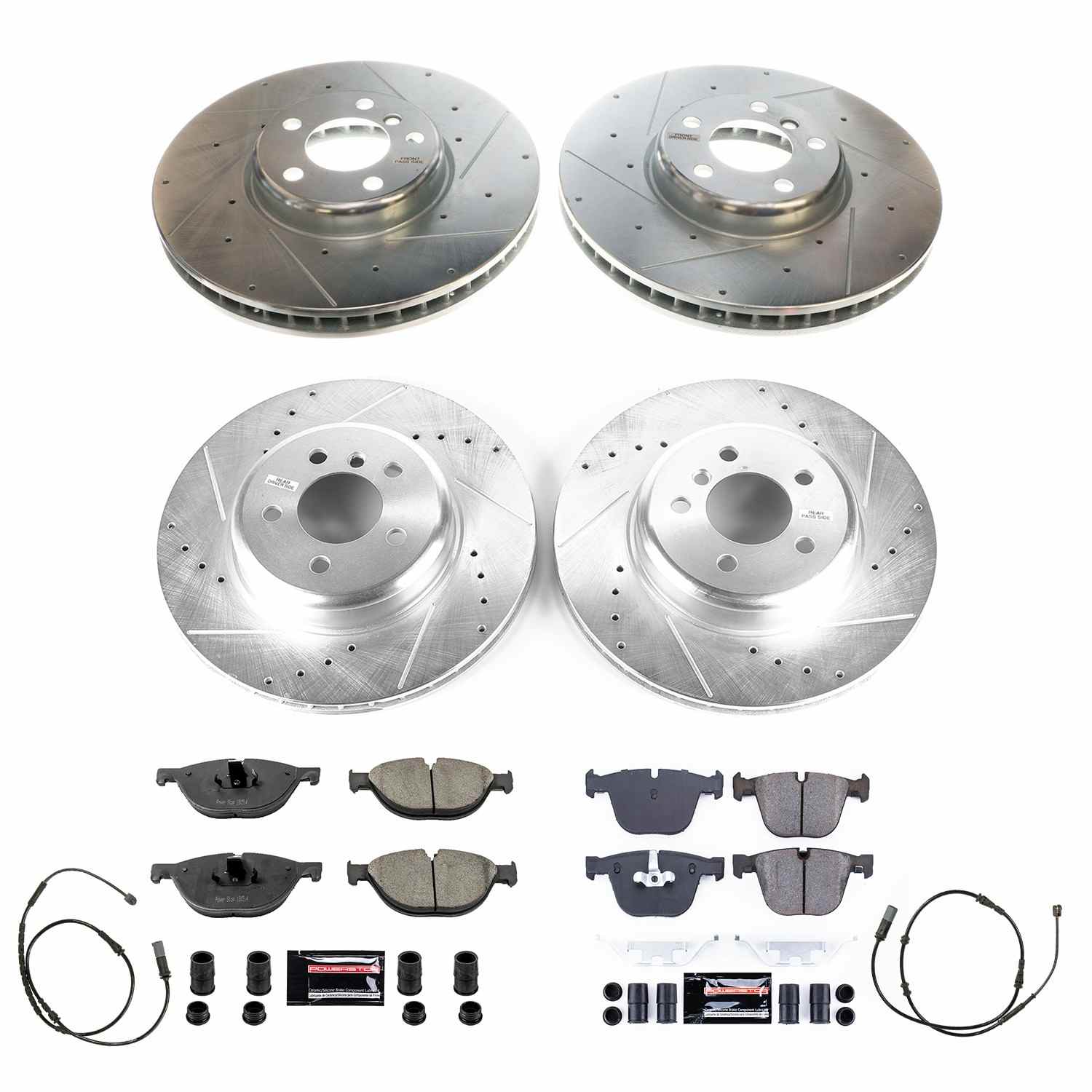 PowerStop Power Stop 11-15 BMW 740Li Front & Rear Z23 Evolution Brake Kit K8849