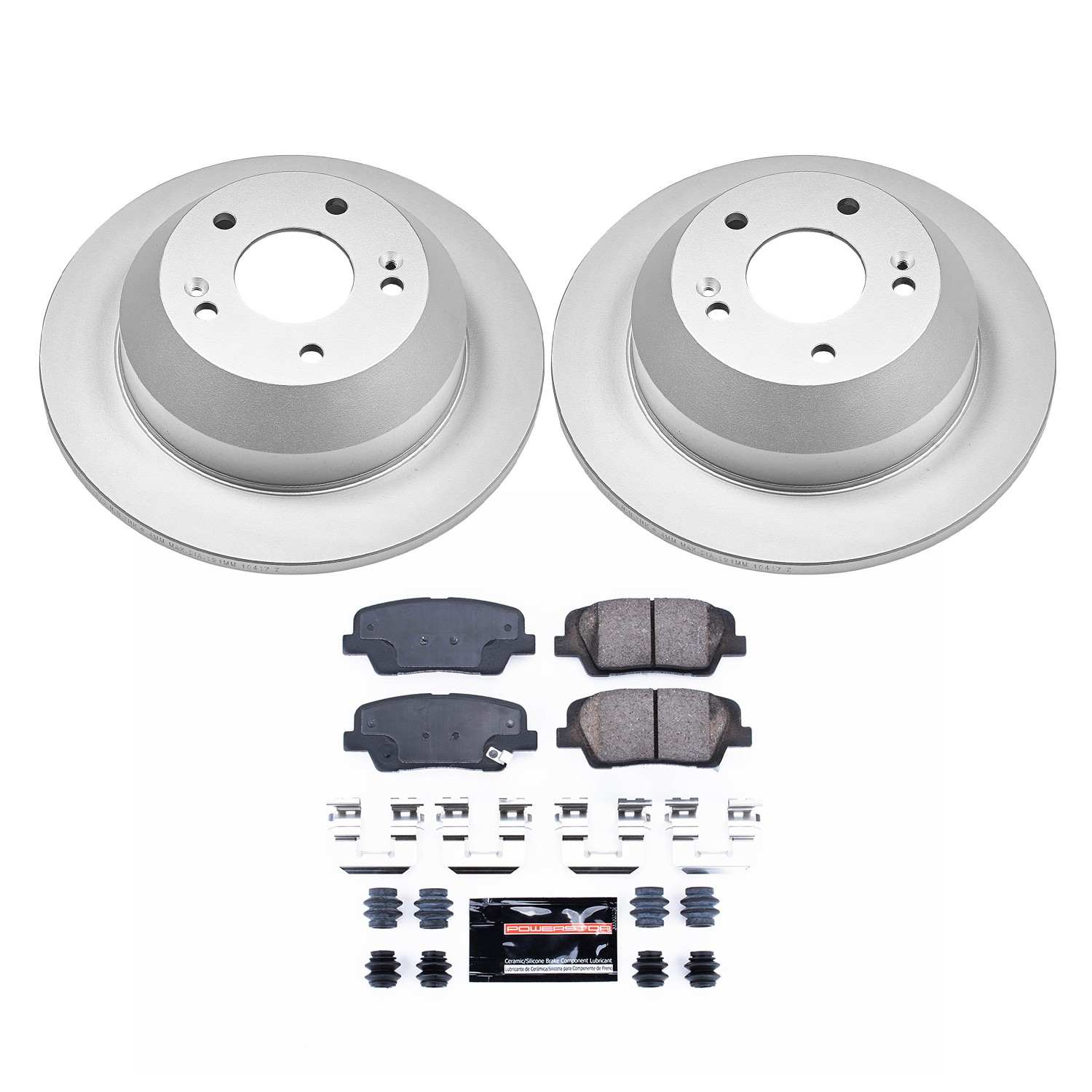 PowerStop Power Stop 2015 Kia Sorento Rear Z23 Evolution Brake Kit K8859