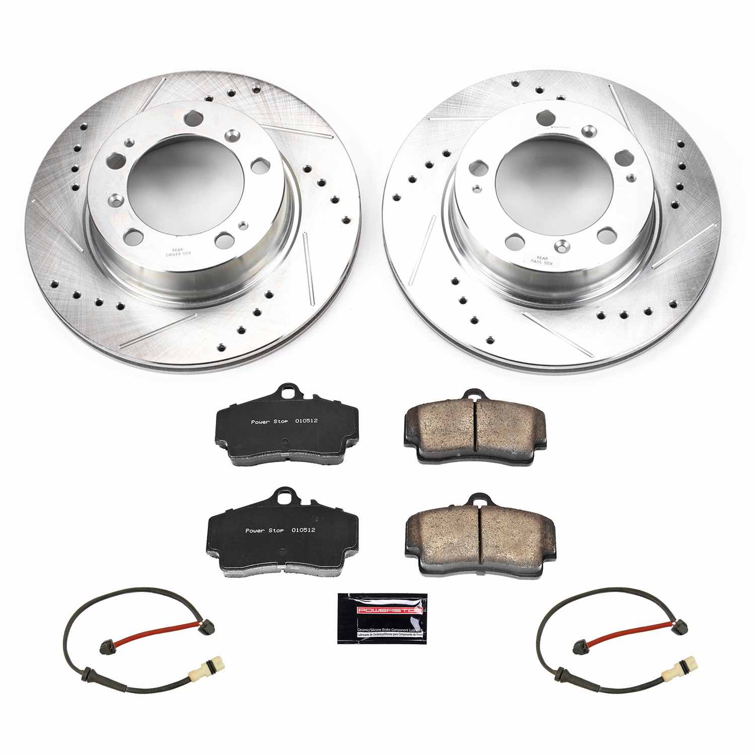 PowerStop Power Stop 00-04 Porsche Boxster Rear Z23 Evolution Brake Kit K8866