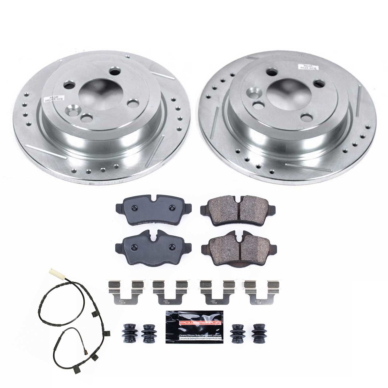 PowerStop Power Stop 2013 Mini Cooper Rear Z23 Evolution Brake Kit K8871