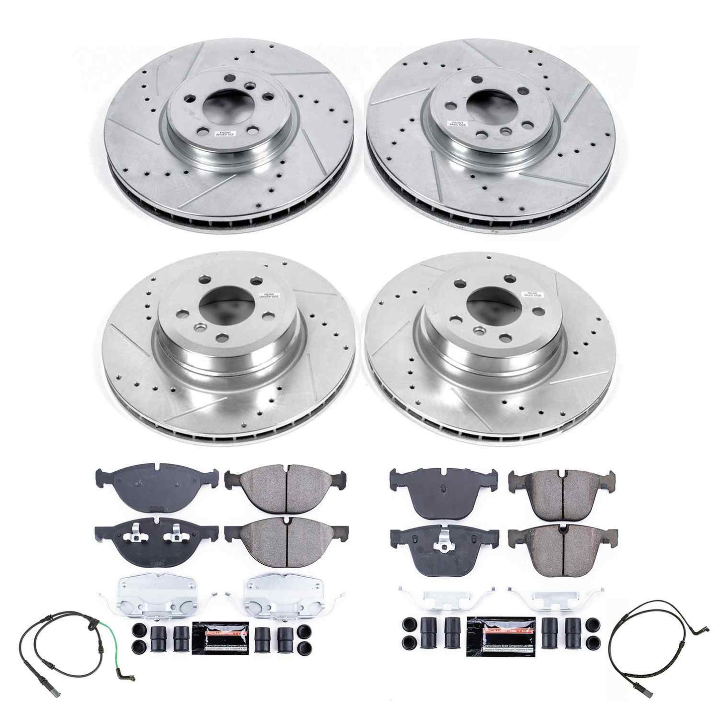 PowerStop Power Stop 2010 BMW X6 Front & Rear Z23 Evolution Brake Kit K8884