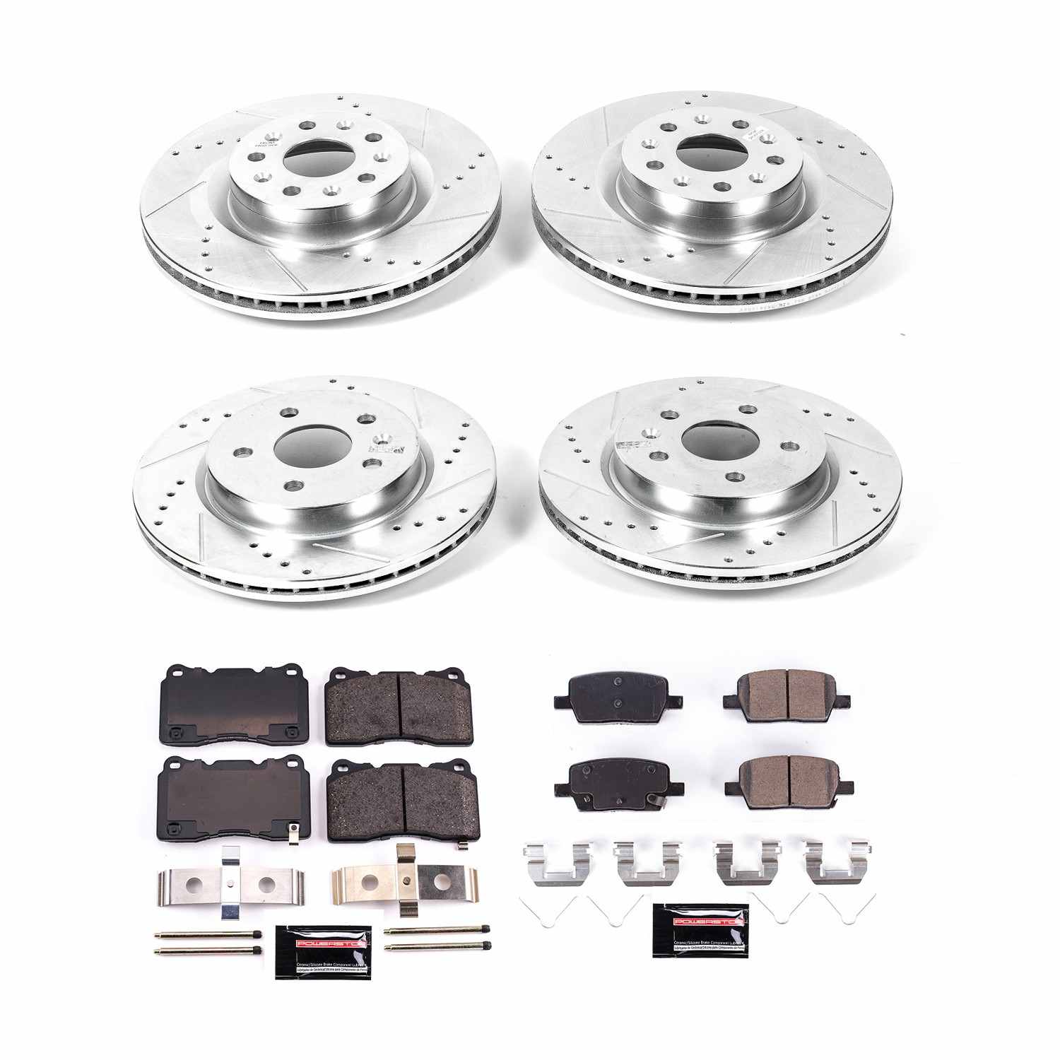 PowerStop Power Stop 2021 Chevrolet Camaro Front & Rear Z23 Evolution Brake Kit K8900