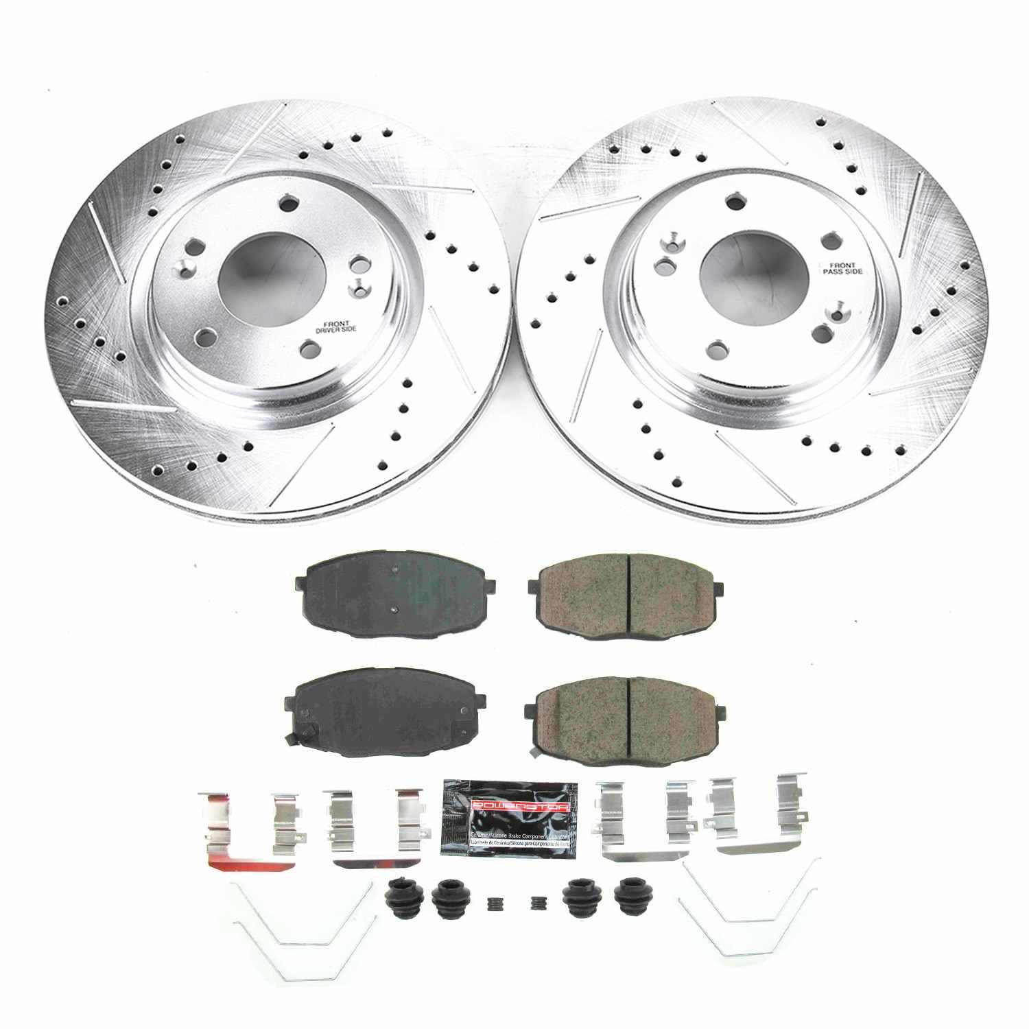 PowerStop Power Stop 20-22 Kia Forte Front Z23 Evolution Brake Kit K8927