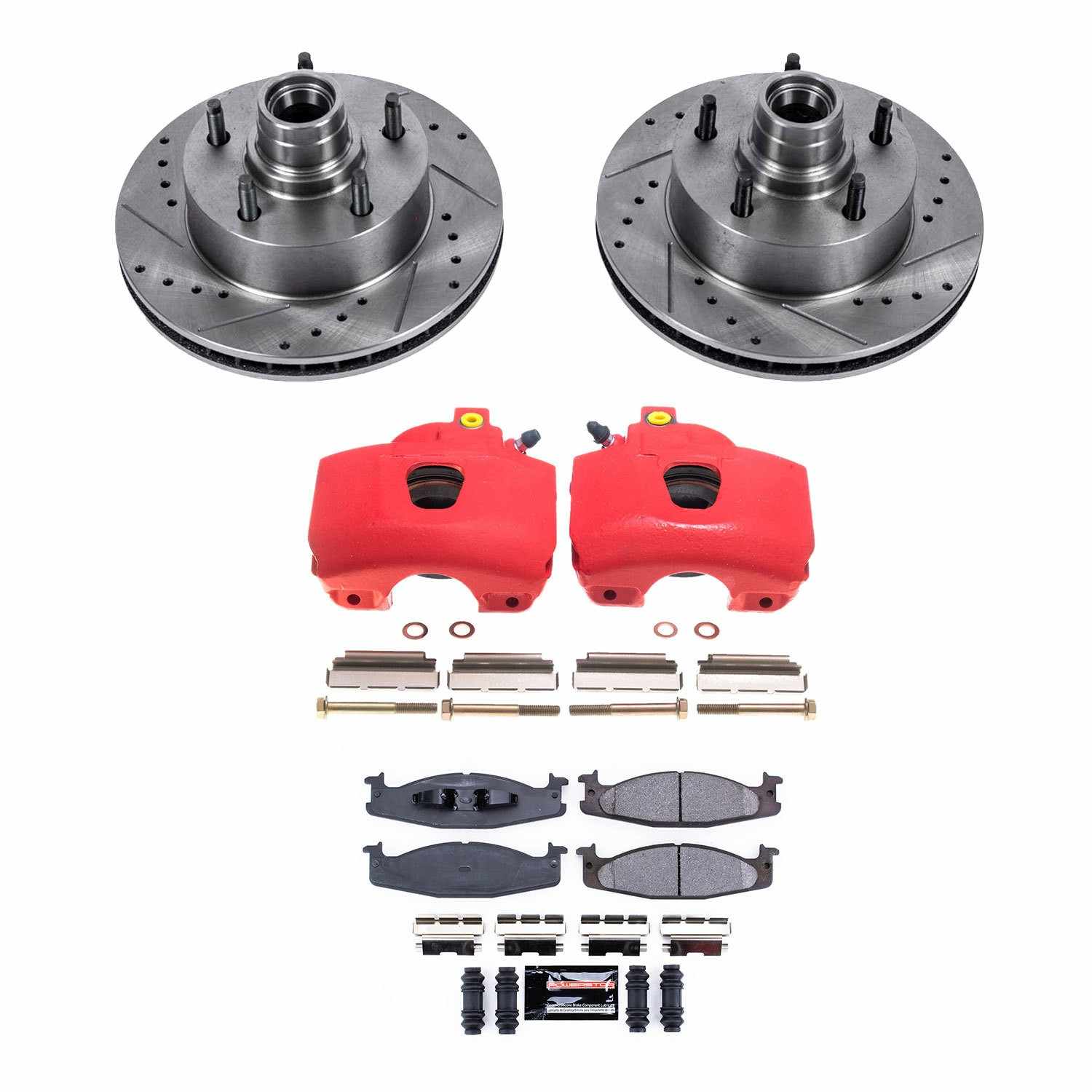 Power Stop 94-01 Ford E-150 Front Z23 Evolution Sport Brake Kit w/Calipers KC1831