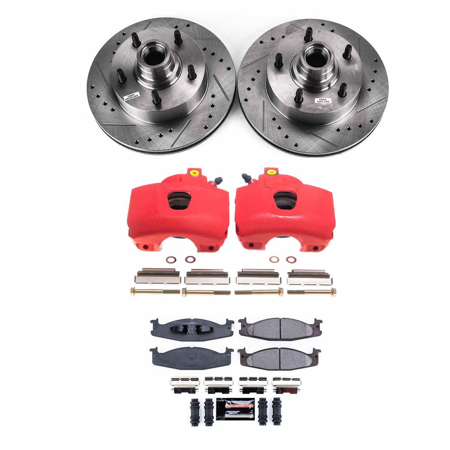 Power Stop 2003 Ford E-150 Front Z23 Evolution Sport Brake Kit w/Calipers KC1832