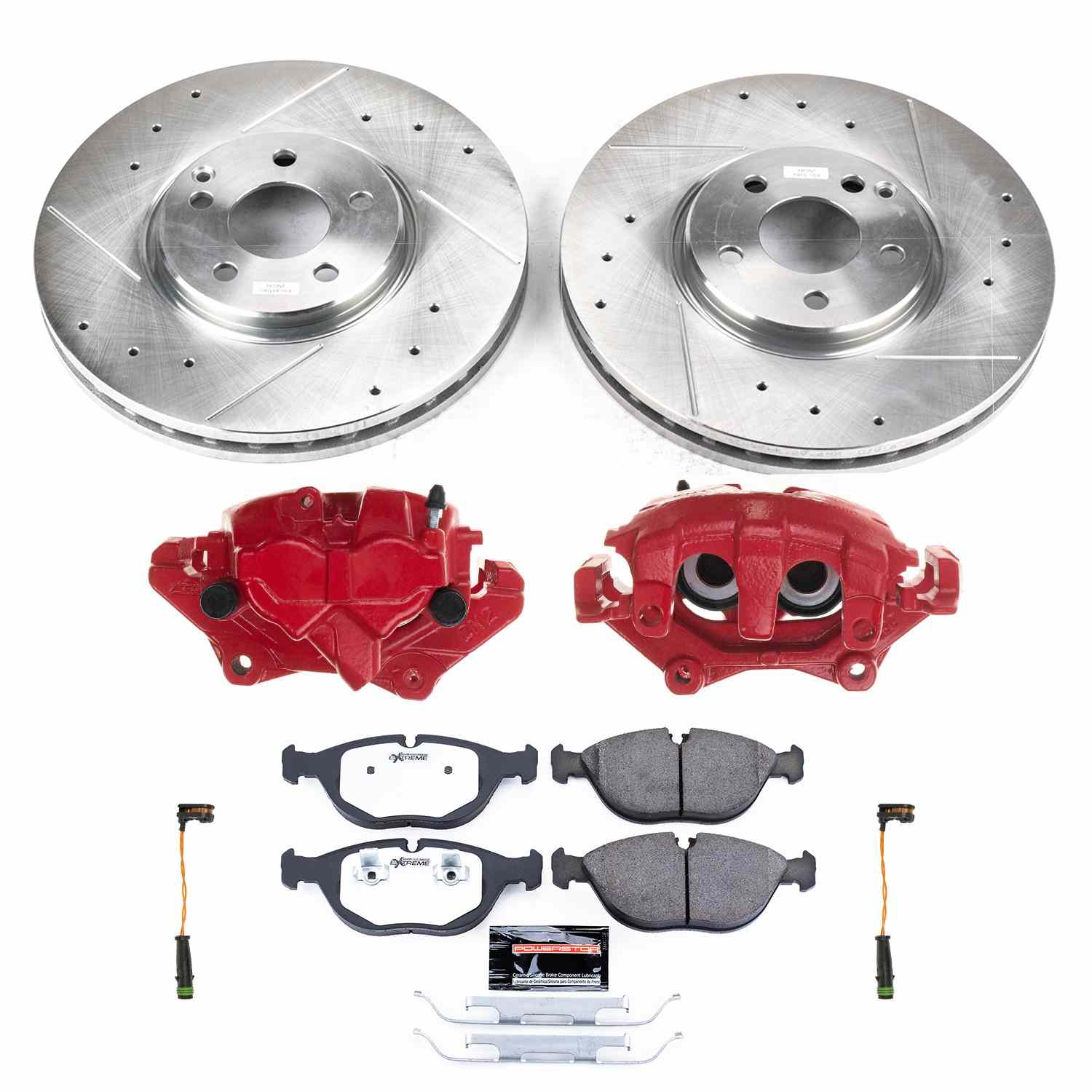 PowerStop Power Stop 03-06 Mercedes-Benz S430 Front Z26 Street Kit w/Calipers KC5120-26