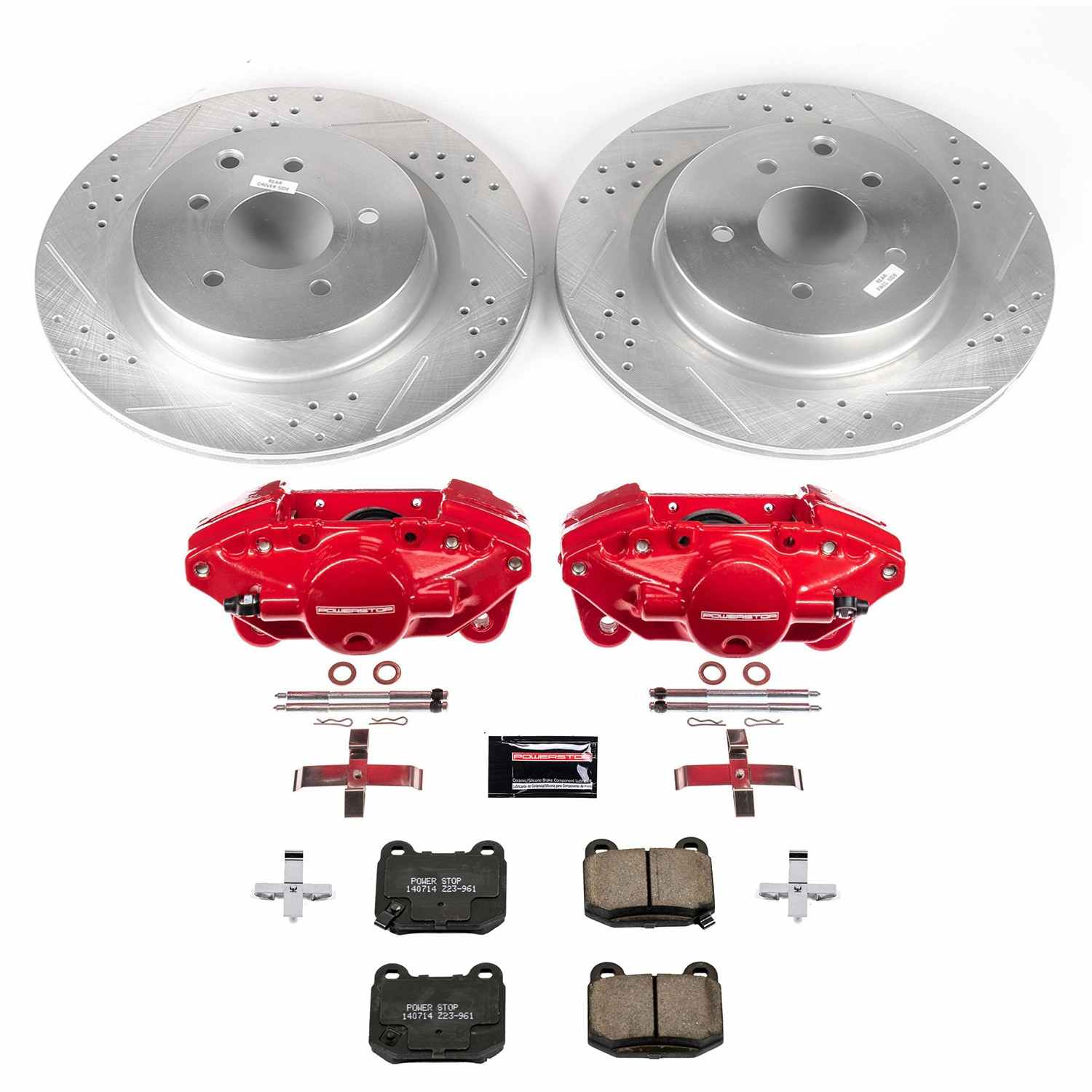 Power Stop 03-04 Infiniti G35 Rear Z23 Evolution Sport Brake Kit w/Calipers KC5303