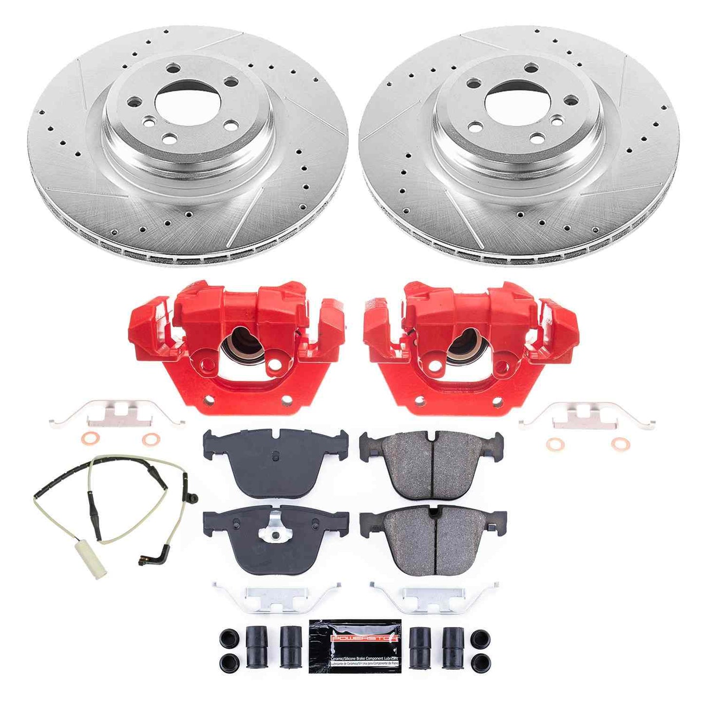 PowerStop Power Stop 10-15 BMW 760Li Rear Z23 Evolution Kit W/Cals KC5690