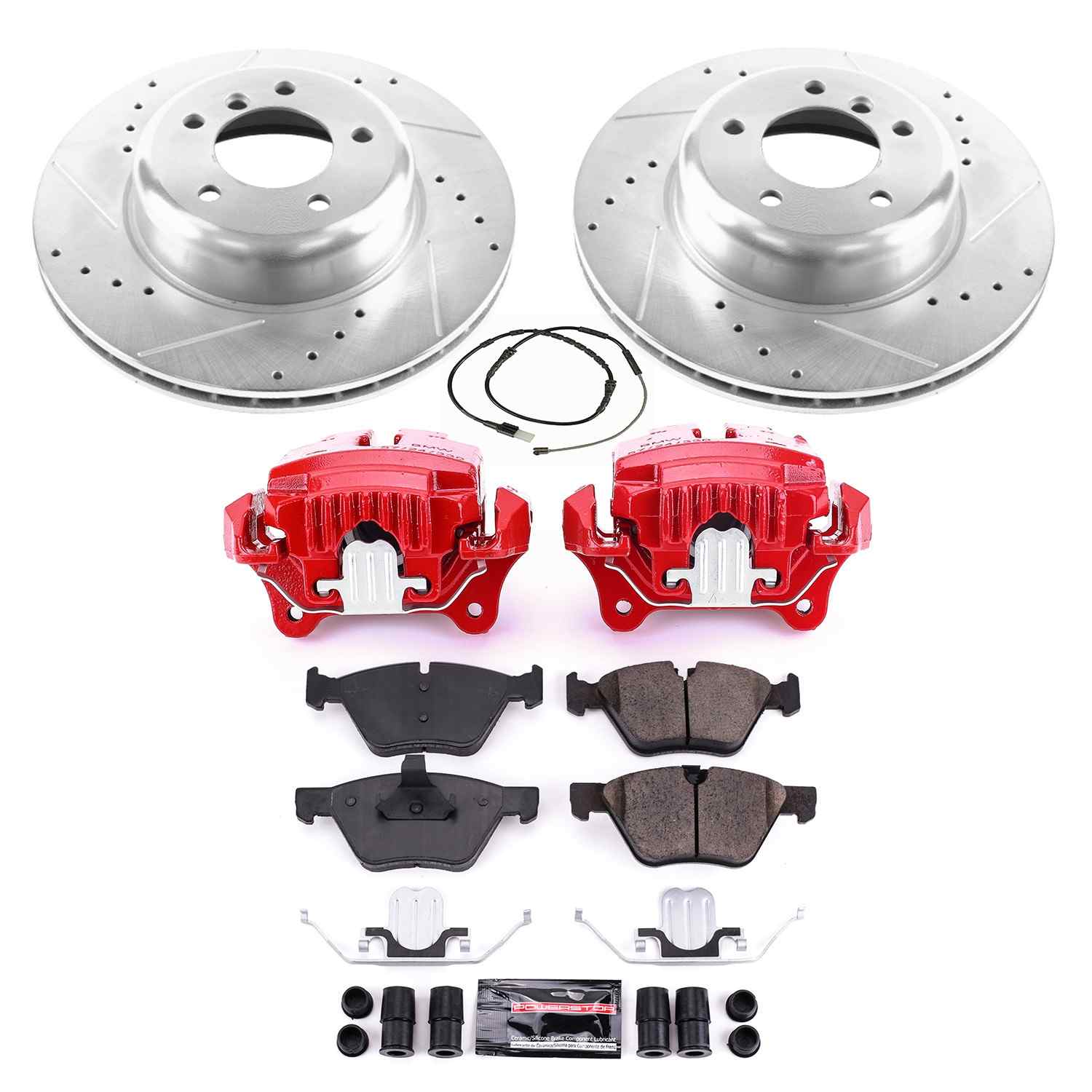 Power Stop 09-16 BMW Z4 Front Z23 Evolution Sport Brake Kit w/Calipers KC5691