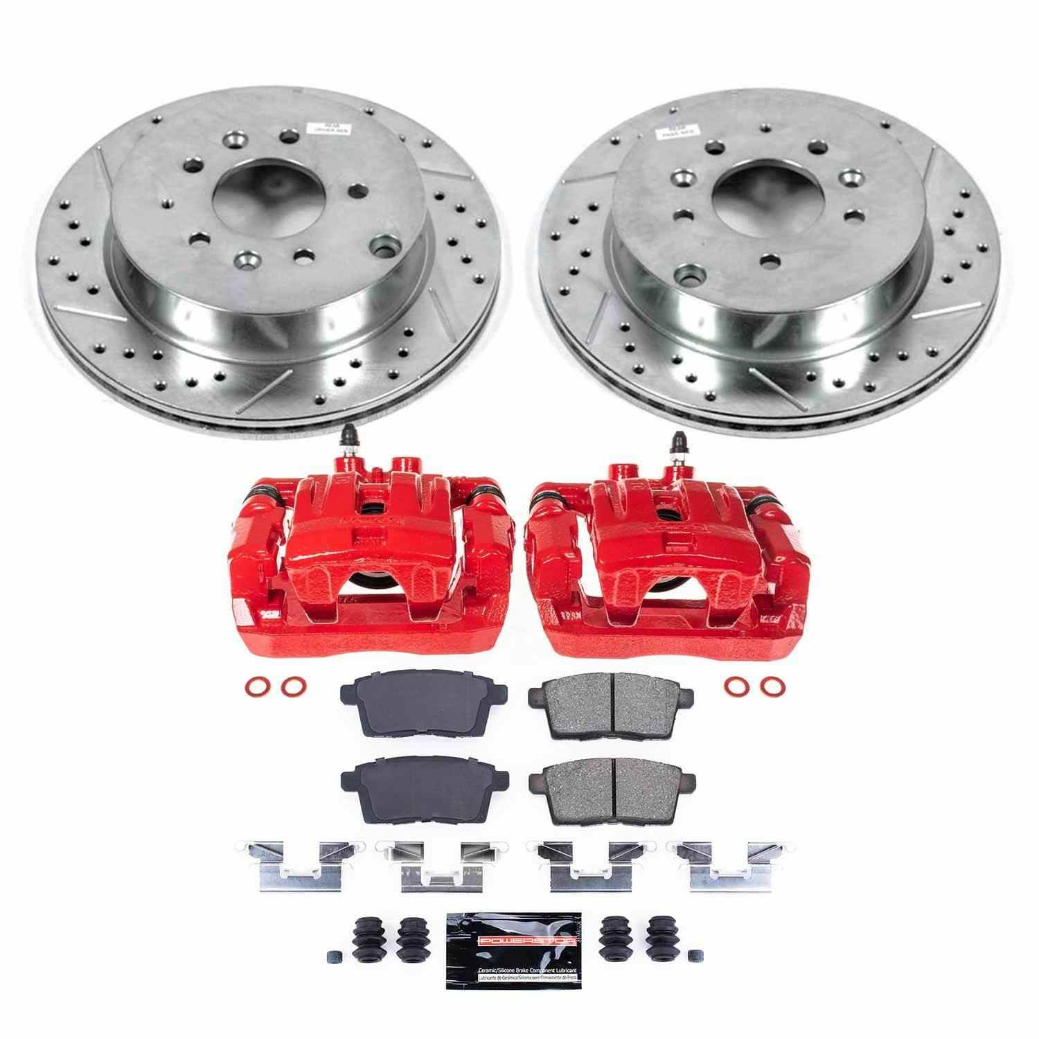 Power Stop 07-12 Mazda CX-7 Rear Z23 Evolution Sport Brake Kit w/Calipers KC5876