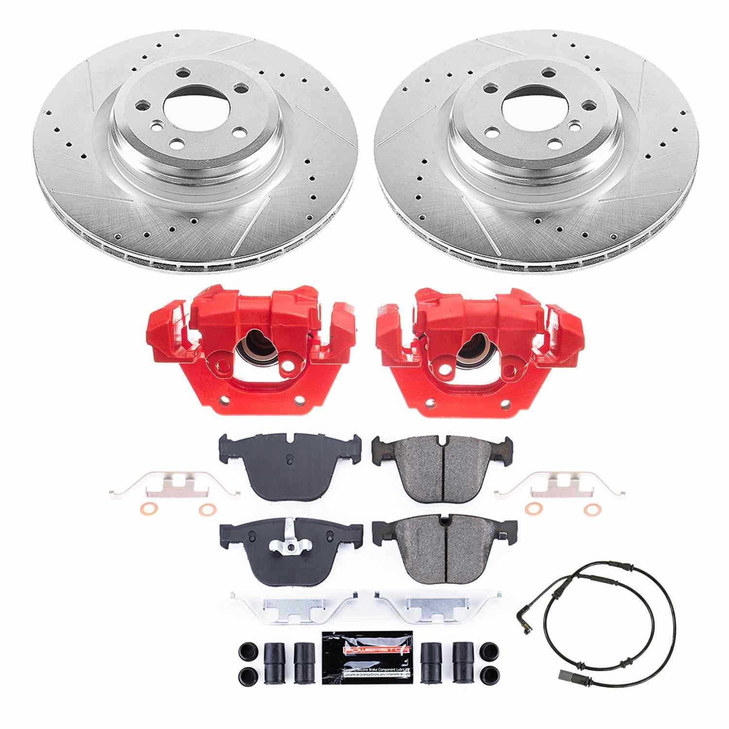 PowerStop Power Stop 2009 BMW 750i Rear Z23 Evolution Kit W/Cals KC6014