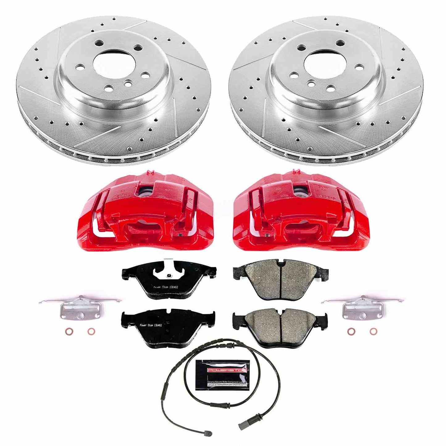 PowerStop Power Stop 2011 BMW 535i Front Z23 Evolution Kit W/Cals KC6020