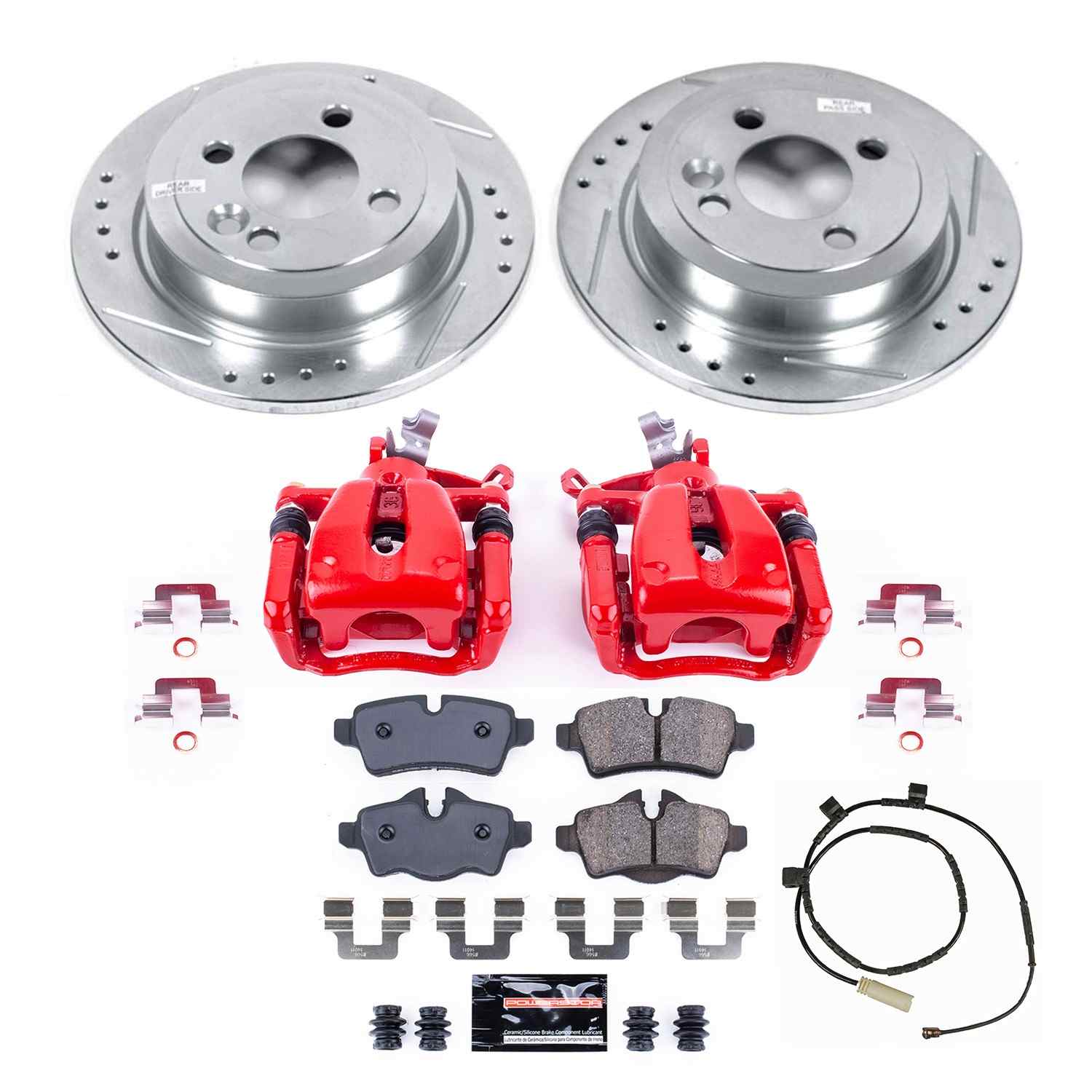 PowerStop Power Stop 11-15 Mini Cooper Rear Z23 Evolution Kit W/Cals KC6331