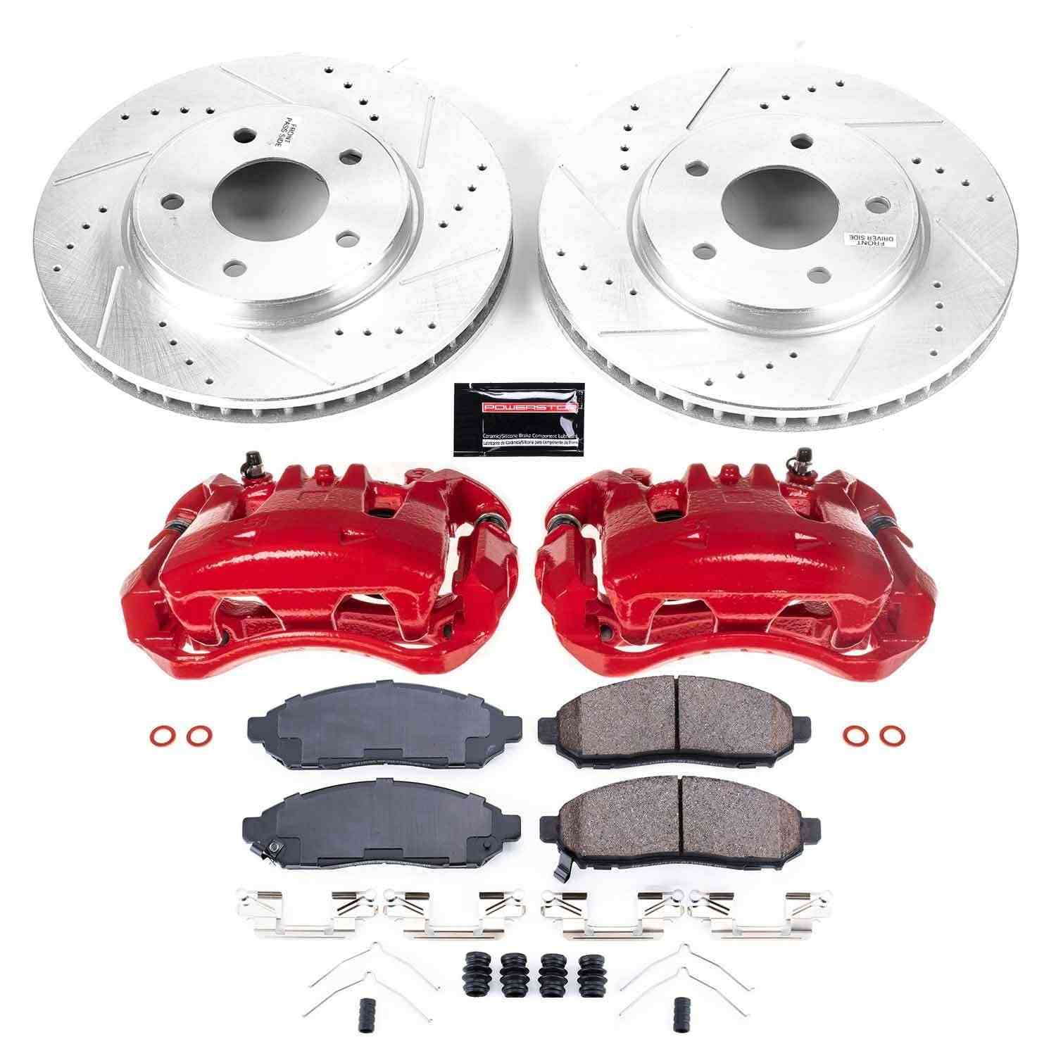 Power Stop 15-17 Chevrolet City Express Front Z23 Evolution Sport Brake Kit w/Calipers KC6492